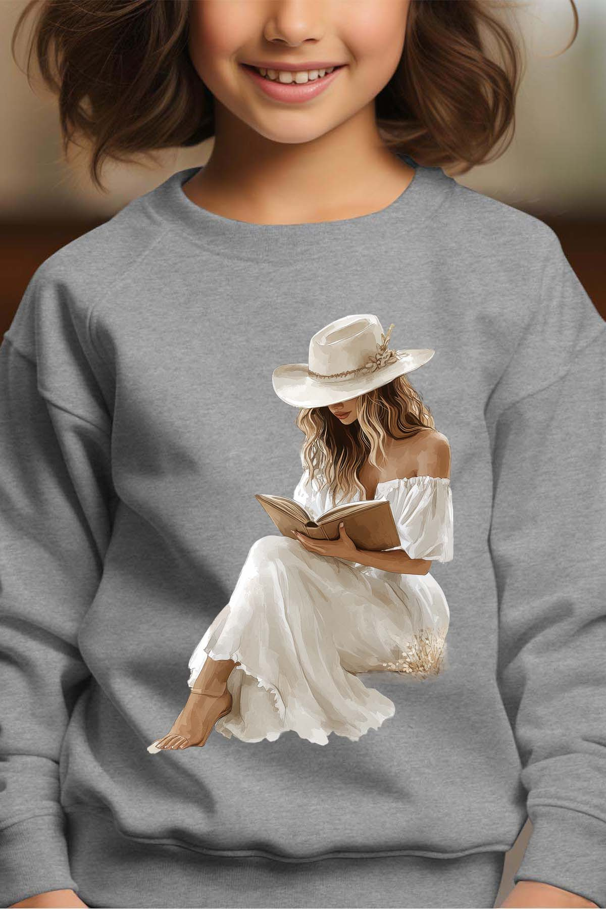 Wholesaler I.A.L.D FRANCE - Girl read cap - Girl's Round Neck Sweatshirt