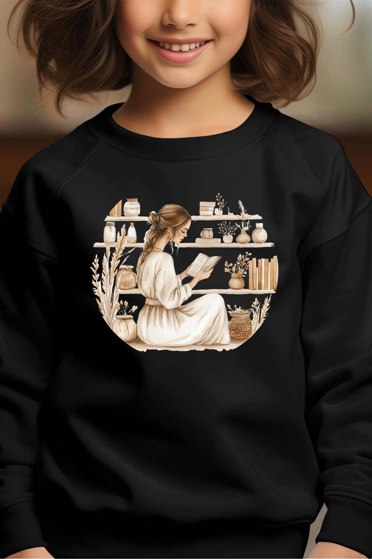 Wholesaler I.A.L.D FRANCE - Lecture calme - Girl's Round Neck Sweatshirt
