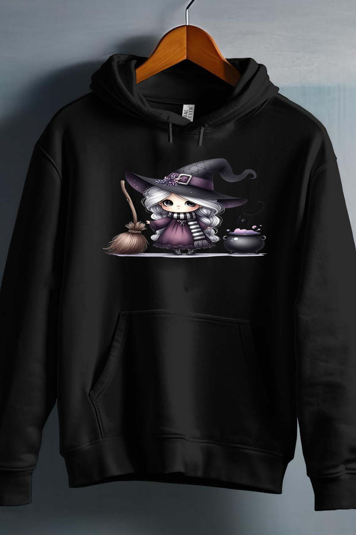 Wholesaler I.A.L.D FRANCE - Mini sorciere - Girl's hooded sweatshirt