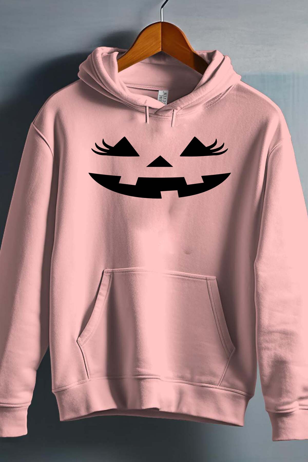 Grossista I.A.L.D FRANCE - Ragazza con faccia di zucca - Felpa con cappuccio per ragazze