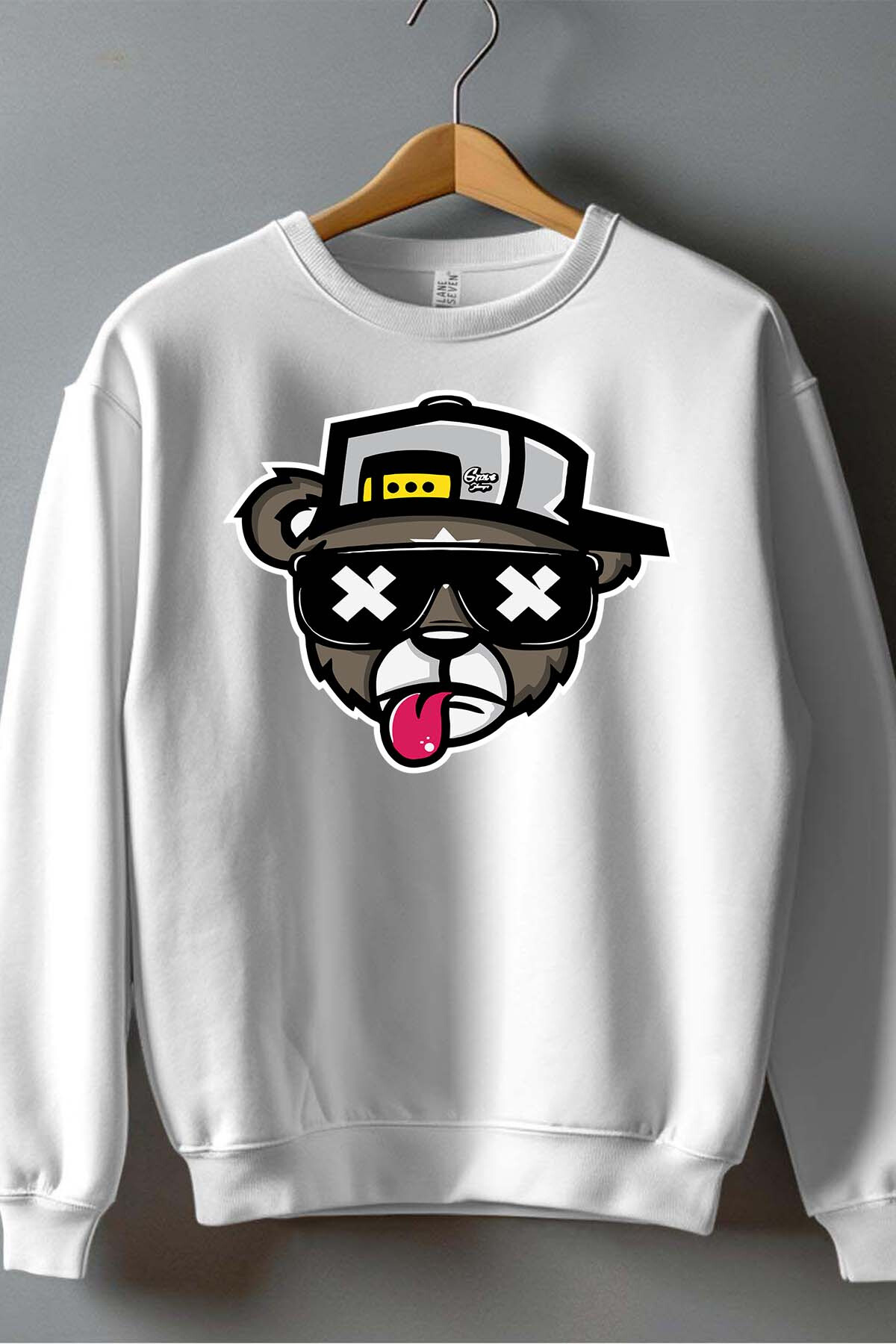 Grossista I.A.L.D FRANCE - Bear Cool - Felpa girocollo per ragazzi