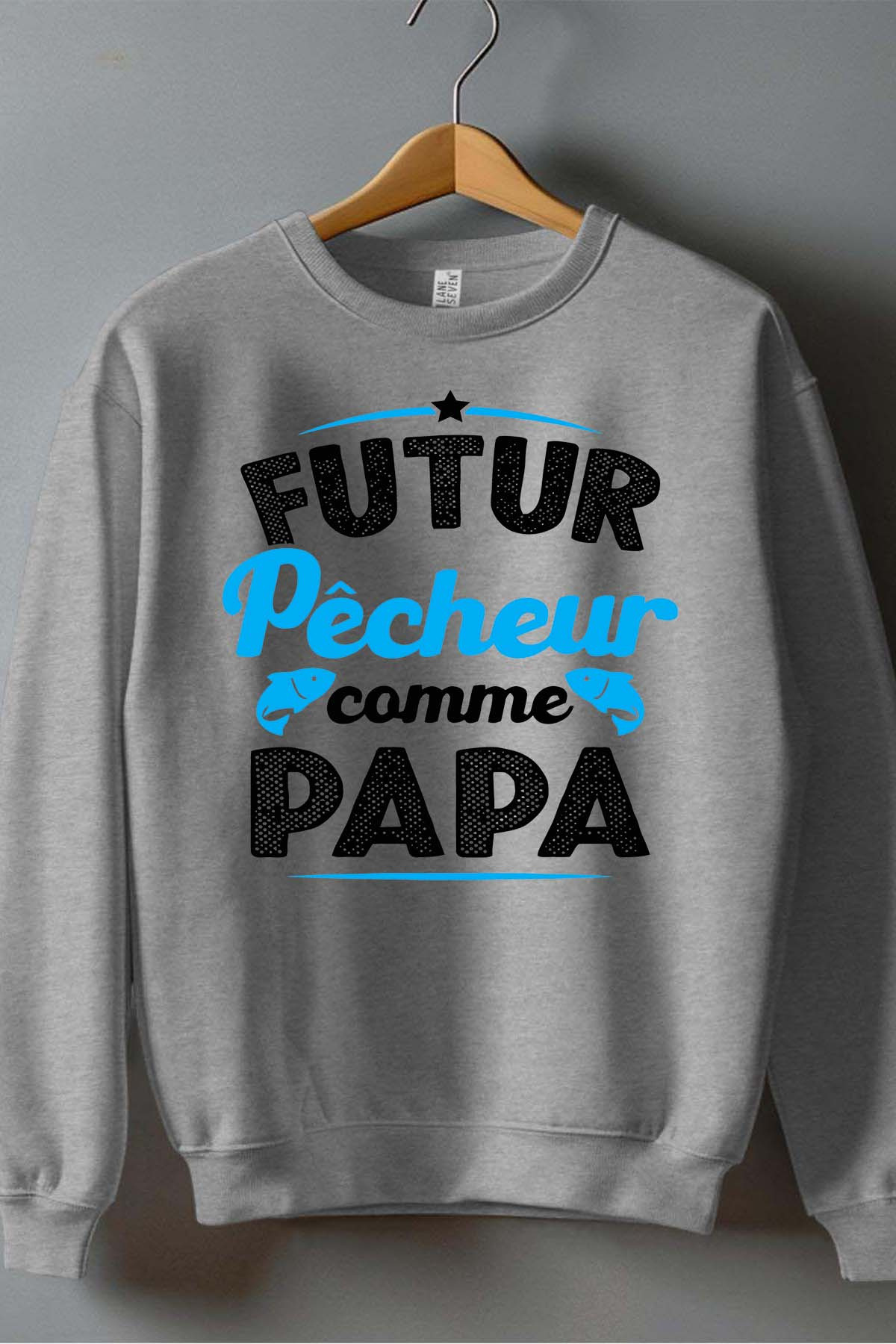 Wholesaler I.A.L.D FRANCE - Futur pecheur - Boy's Round Neck Sweatshirt