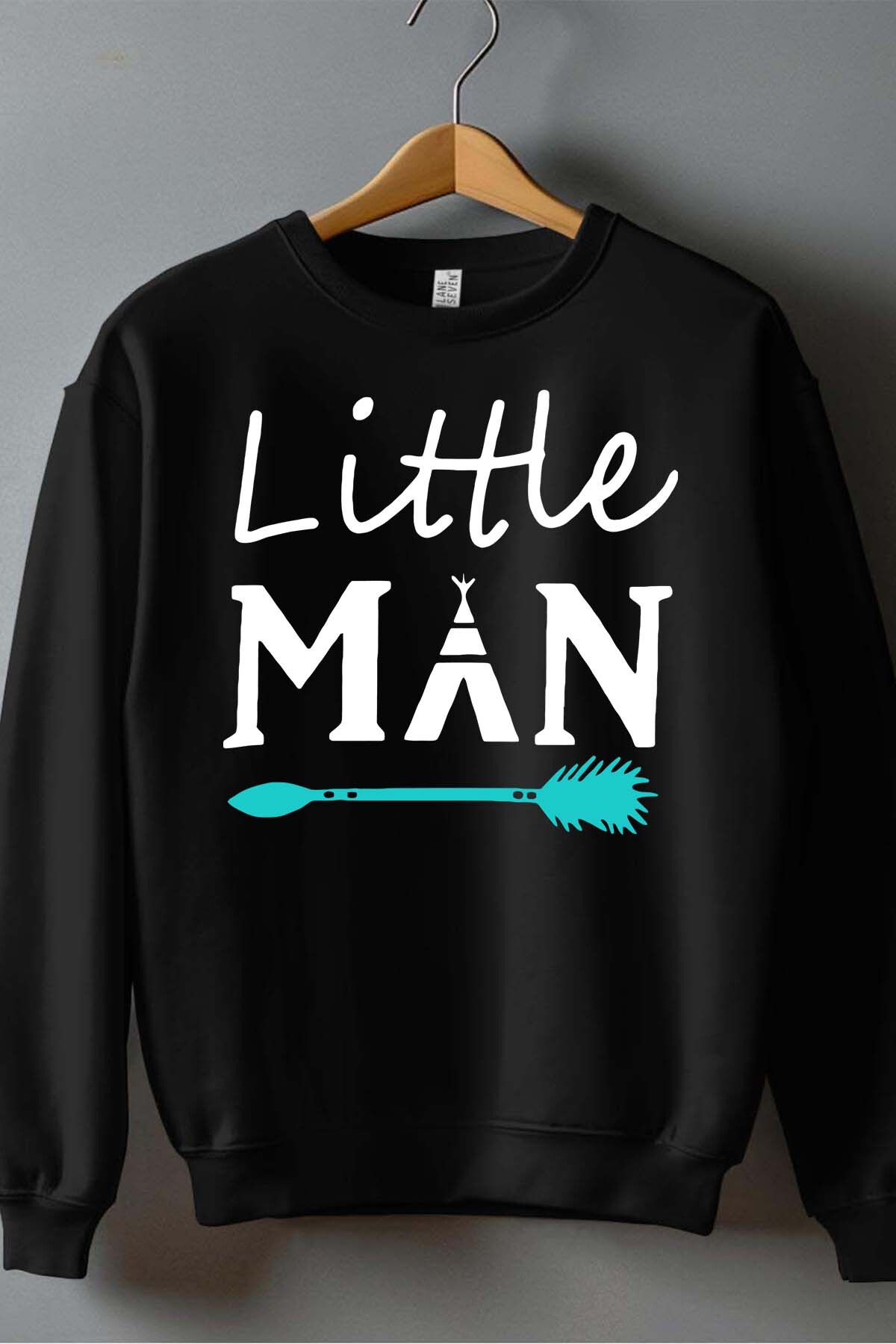 Grossista I.A.L.D FRANCE - Little Man - Felpa girocollo per ragazzi