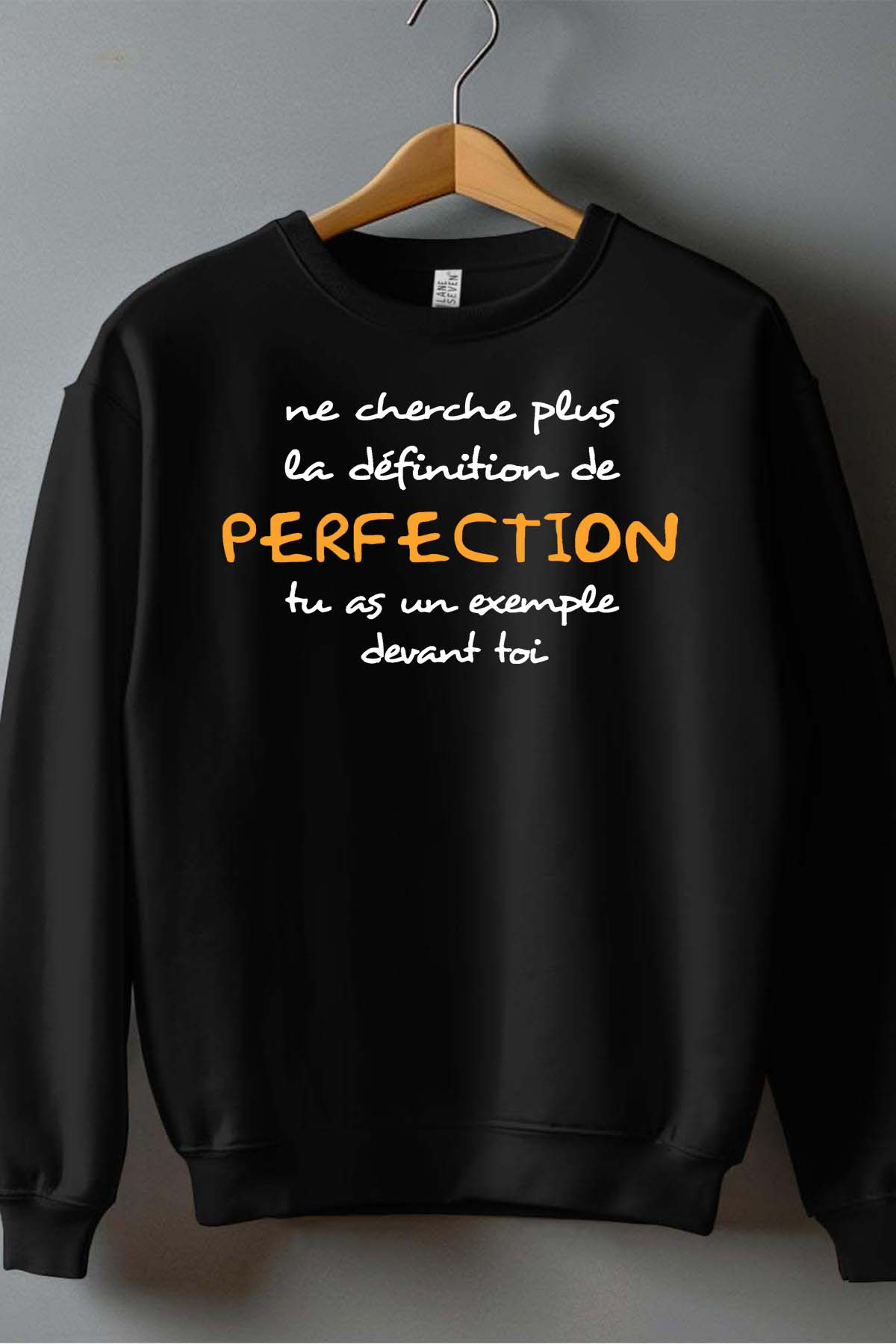 Wholesaler I.A.L.D FRANCE - Perfection cherche plus - Boy's Round Neck Sweatshirt