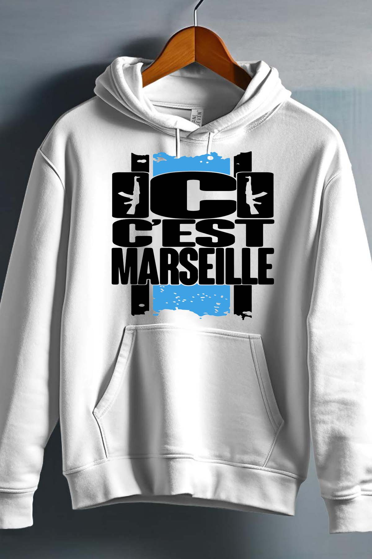 Wholesaler I.A.L.D FRANCE - Ici C marseille - Boy's hooded sweatshirt