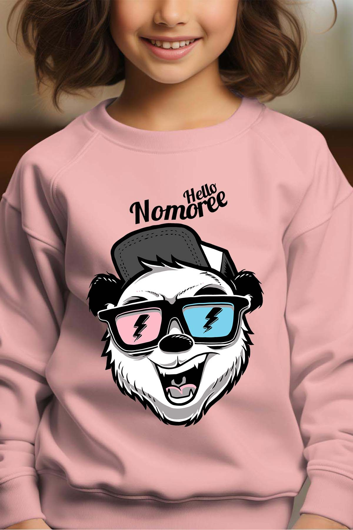 Großhändler I.A.L.D FRANCE - Hello Nomoree – Rundhals-Sweatshirt für Mädchen