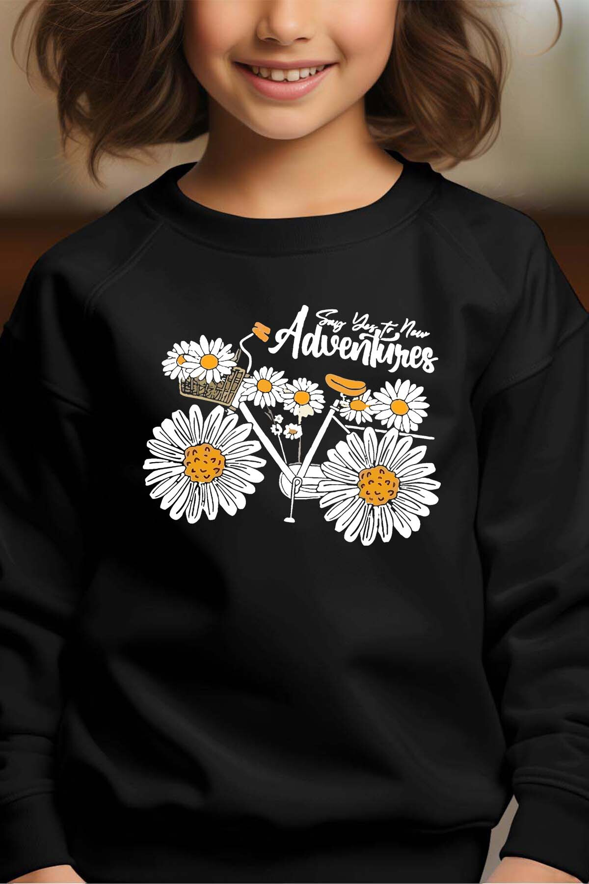 Grossista I.A.L.D FRANCE - Say Yes Adventures - Felpa girocollo per ragazze