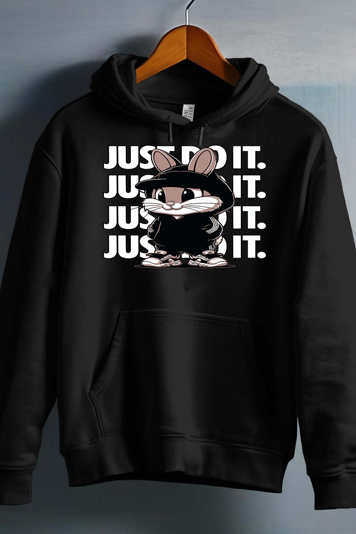 Grossiste I.A.L.D FRANCE - Bunny just do it - Sweat capuche Garçon
