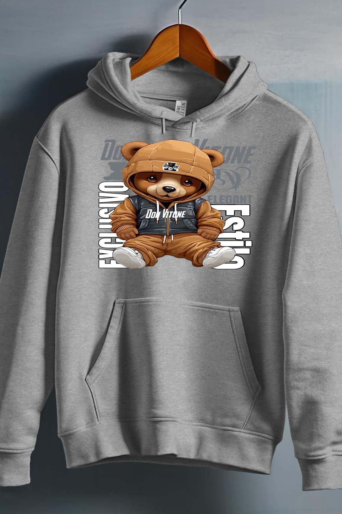 Grossiste I.A.L.D FRANCE - Don vitone - Sweat capuche Garçon - Blanc