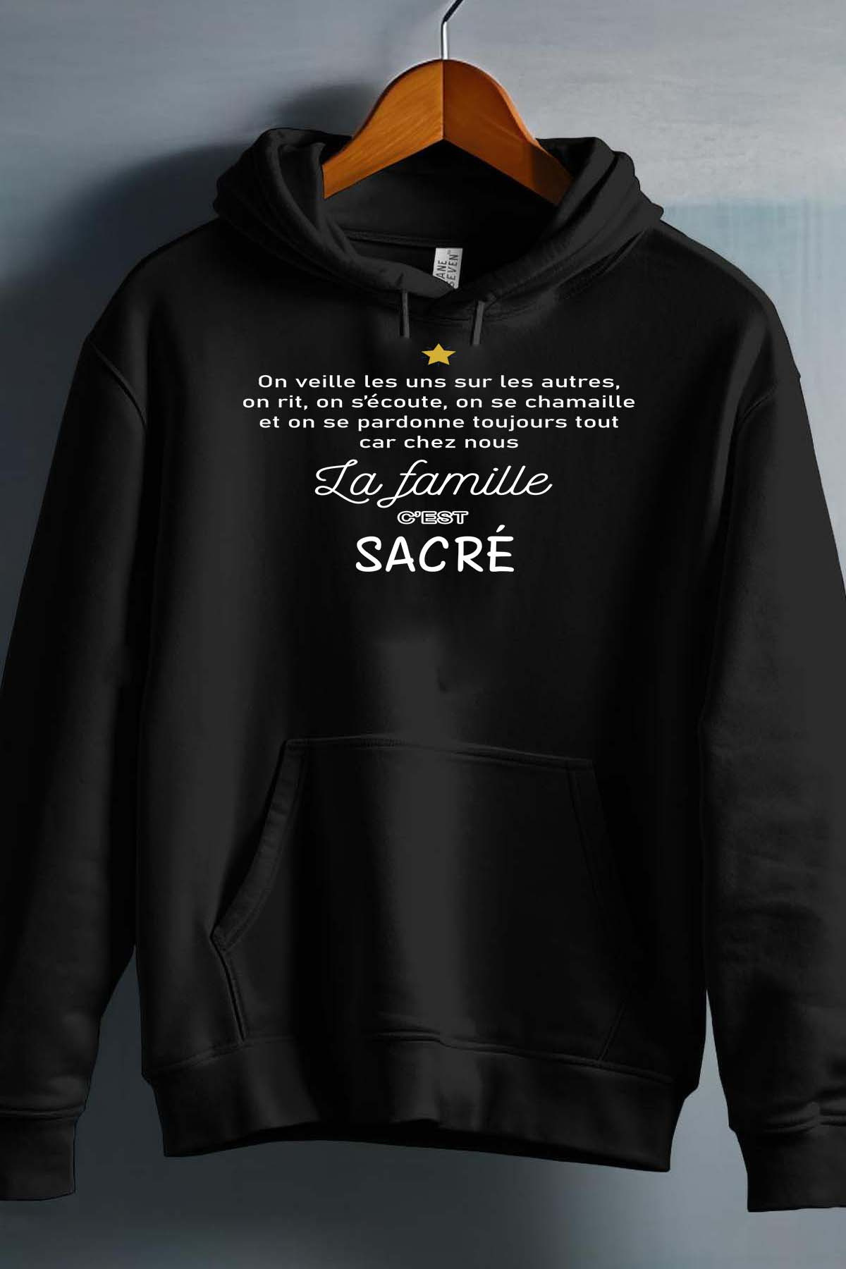 Grossiste I.A.L.D FRANCE - Famille sacré - Sweat capuche Garçon