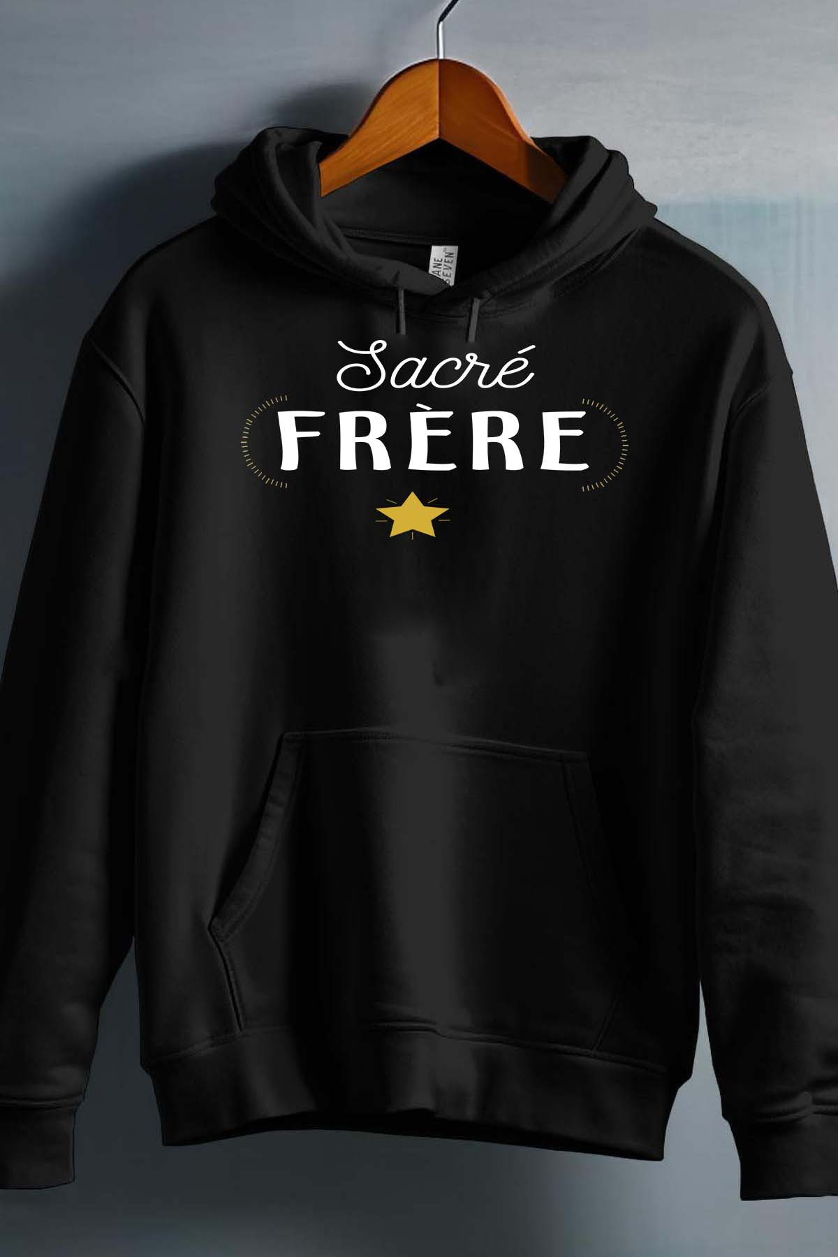 Grossiste I.A.L.D FRANCE - Sacré frere - Sweat capuche Garçon