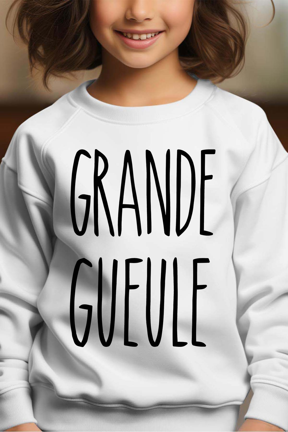 Großhändler I.A.L.D FRANCE - Big Mouth – Rundhals-Sweatshirt für Mädchen