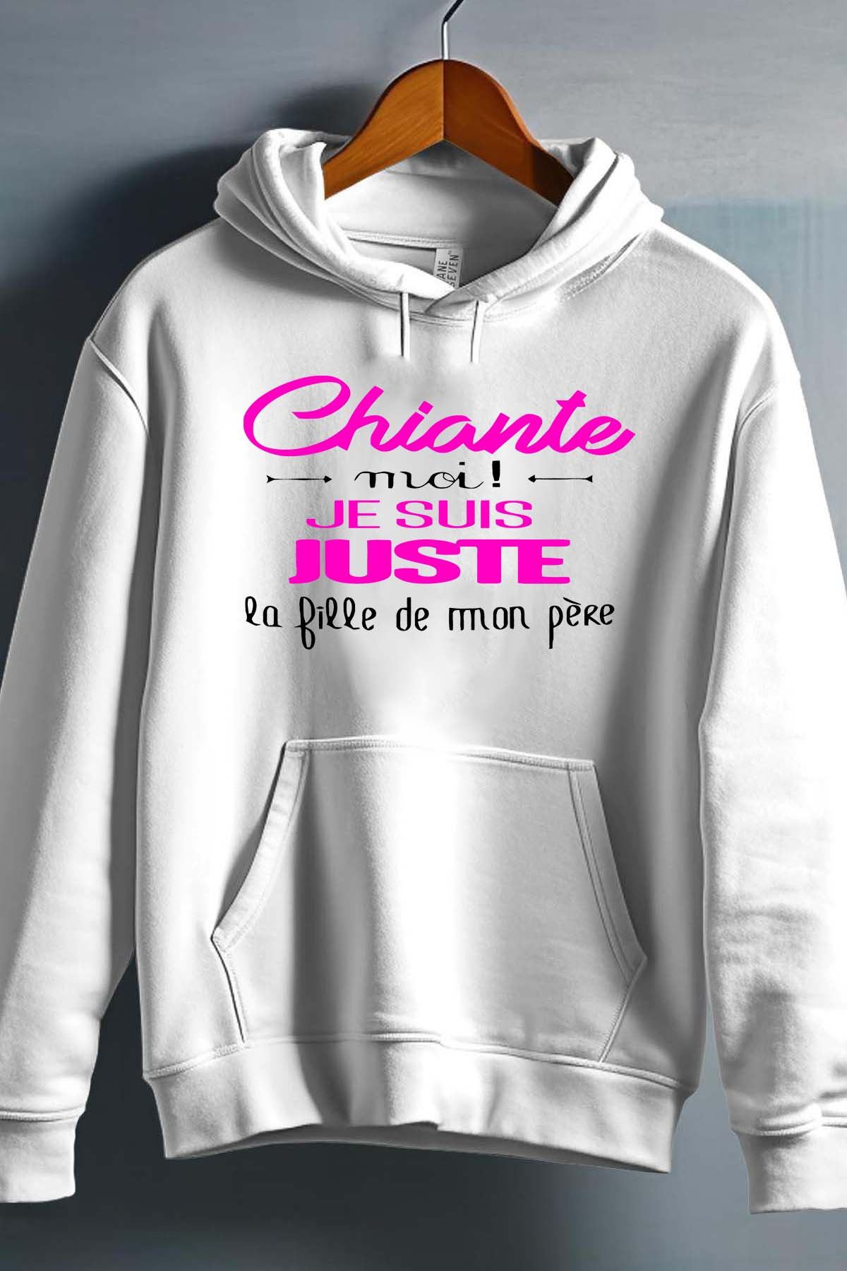 Wholesaler I.A.L.D FRANCE - Chiante fille mon père - Girl's hooded sweatshirt