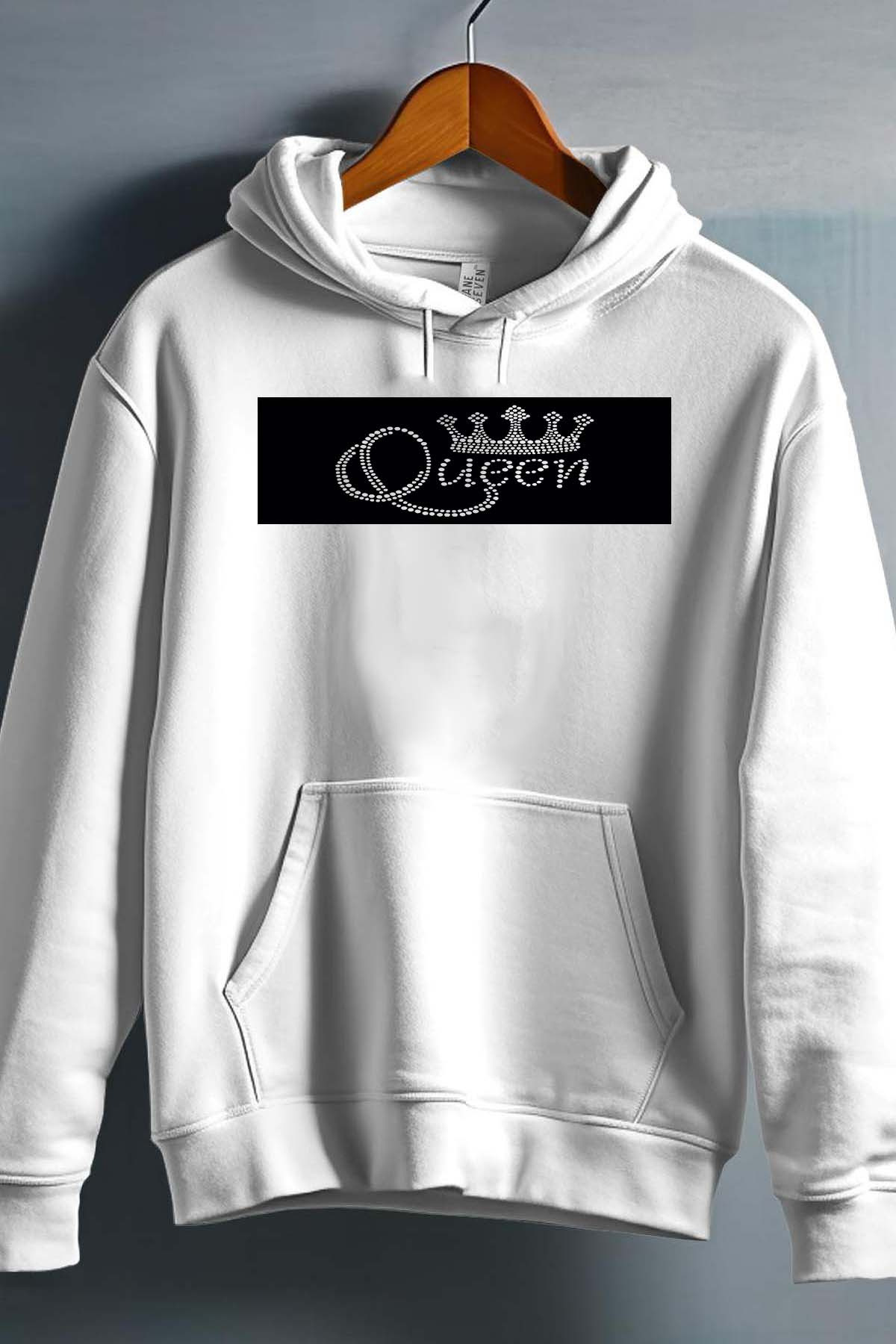 Wholesaler I.A.L.D FRANCE - Queen pearl - Girl's hooded sweatshirt