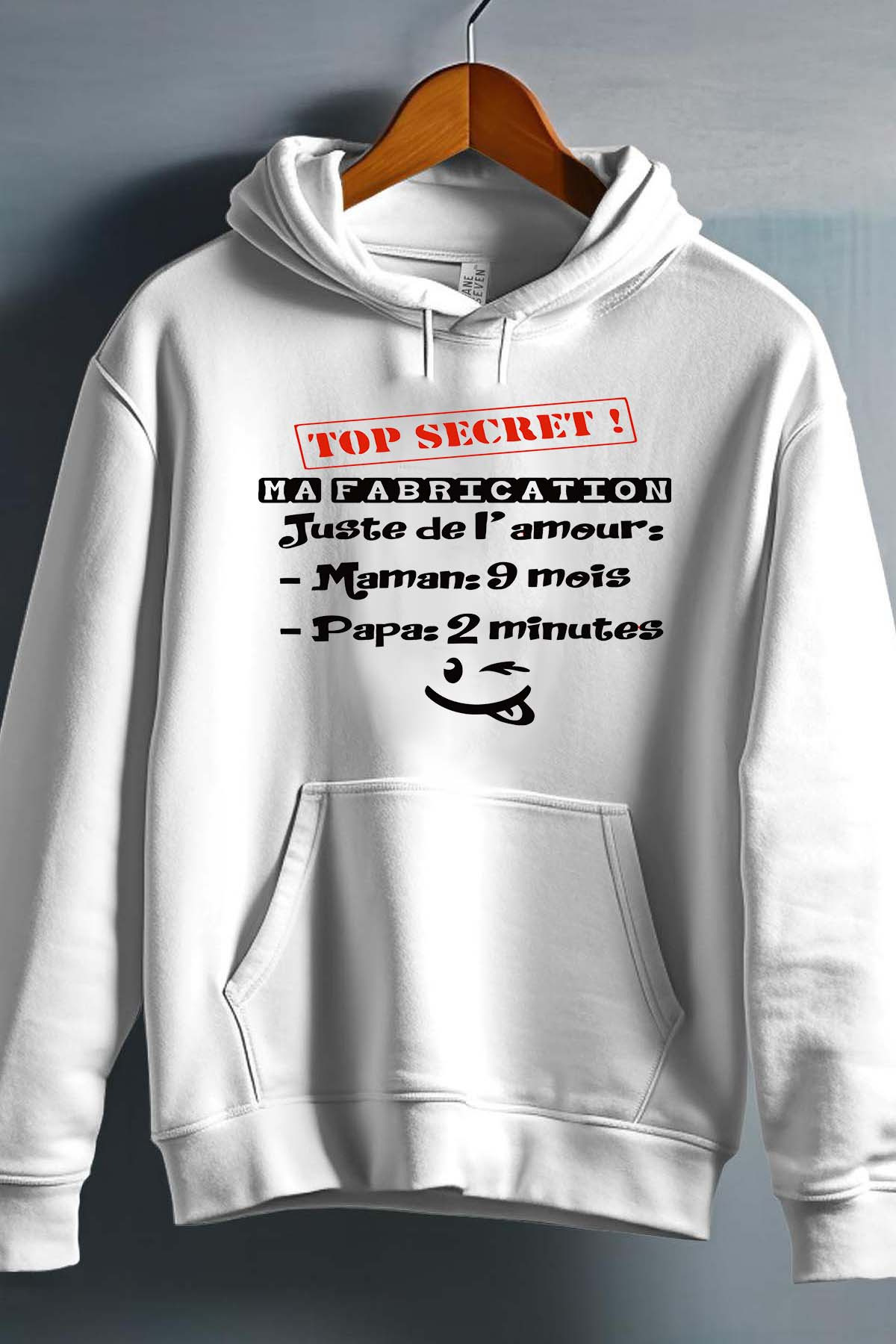 Wholesaler I.A.L.D FRANCE - Top secret Fabrication - Girl's hooded sweatshirt