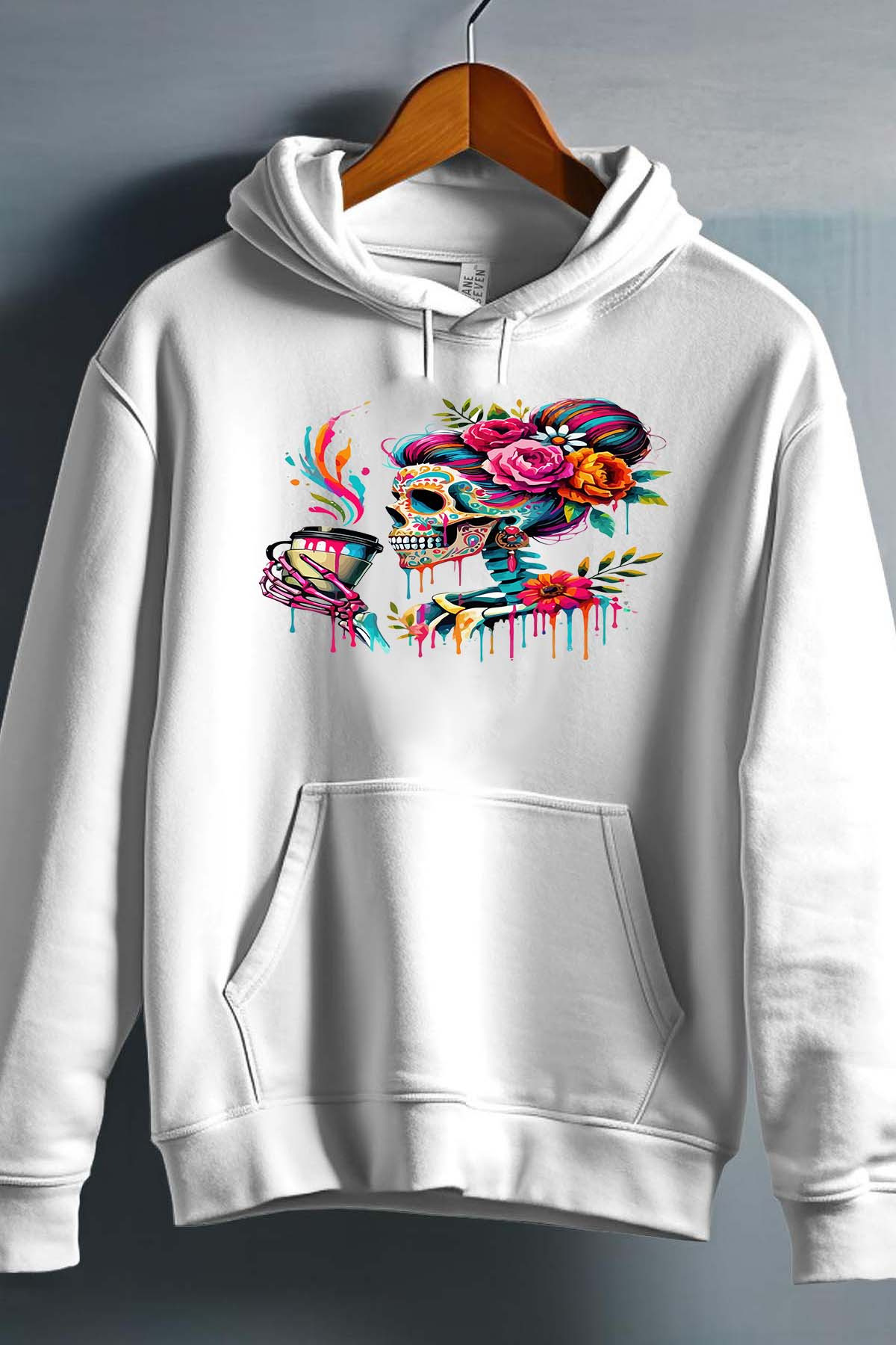 Großhändler I.A.L.D FRANCE - Skull Girl Coffee - Kapuzenpullover für Mädchen