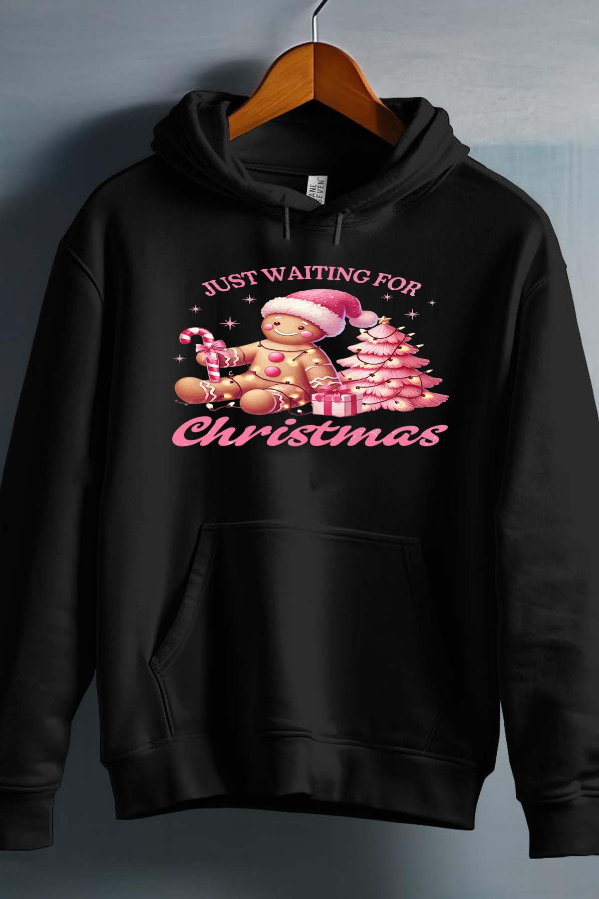 Großhändler I.A.L.D FRANCE - Waiting Pink Xmas – Kapuzenpullover für Mädchen