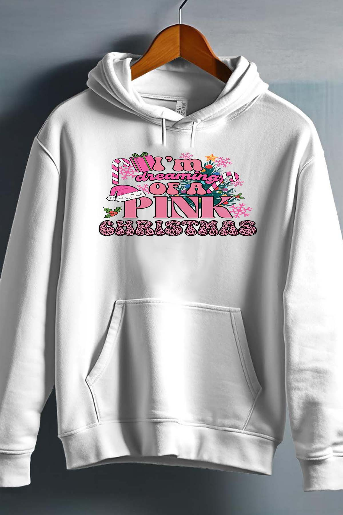 Großhändler I.A.L.D FRANCE - Xmas Pink Dream - Kapuzenpullover für Mädchen