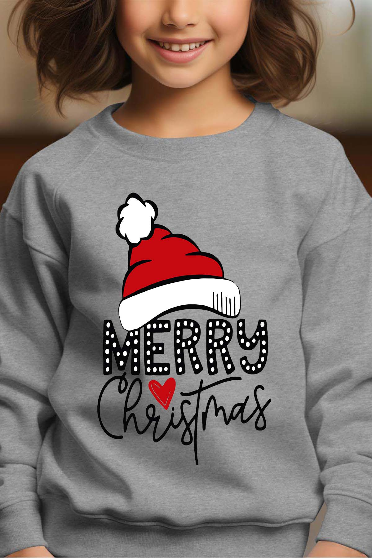 Mayorista I.A.L.D FRANCE - Christmas Hat - Sudadera Niña Cuello Redondo