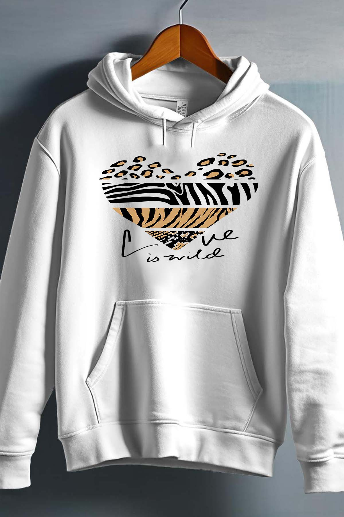 Wholesaler I.A.L.D FRANCE - Love wild - Girl's hooded sweatshirt
