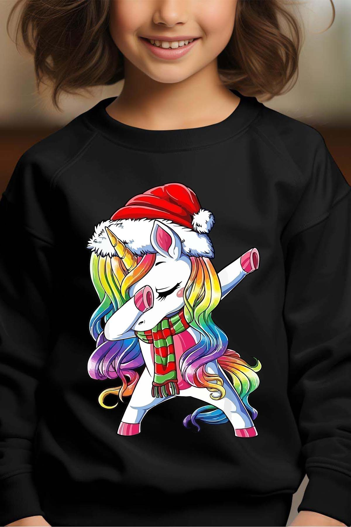 Wholesaler I.A.L.D FRANCE - LicornMas - Girl's Round Neck Sweatshirt