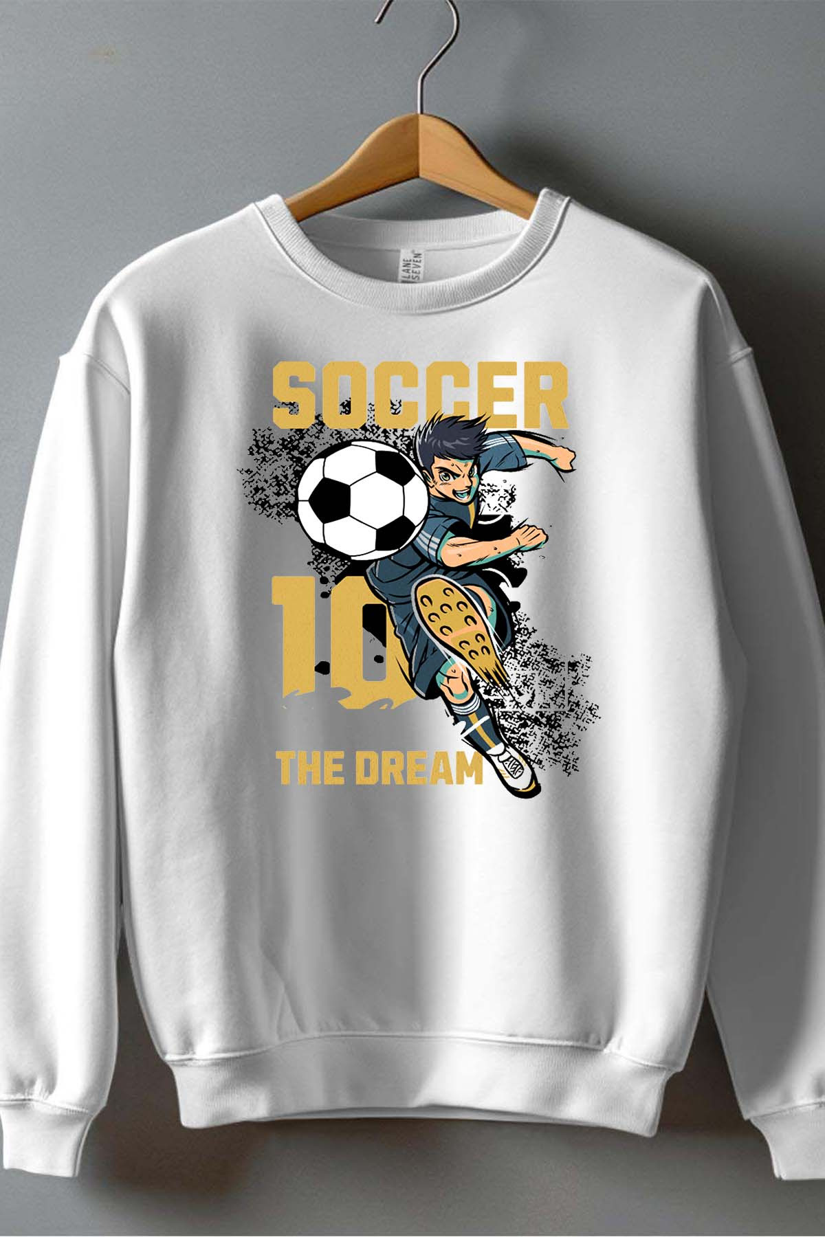 Grossiste I.A.L.D FRANCE - Follow the Dream - Sweat Col Rond Garçon