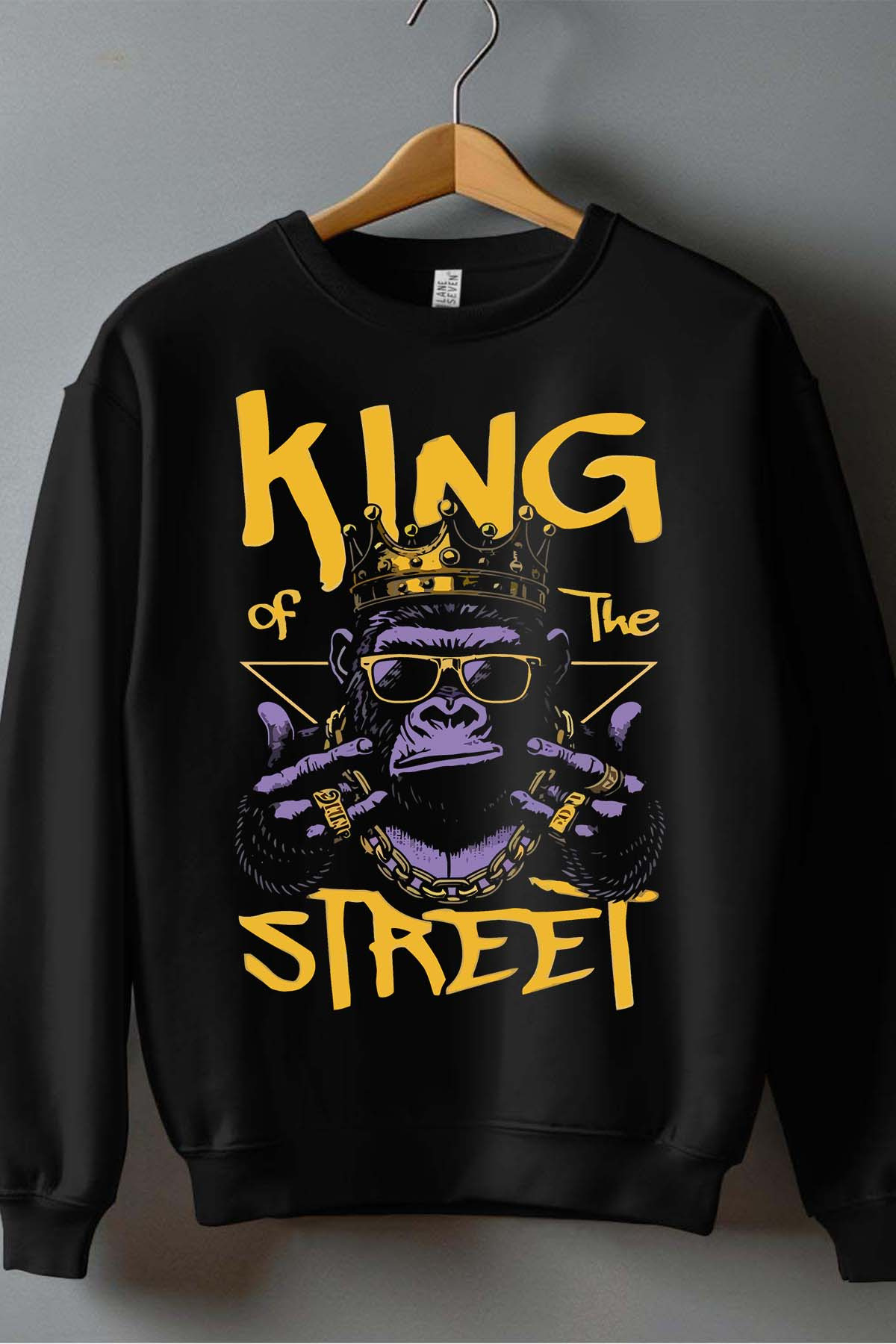 Wholesaler I.A.L.D FRANCE - King Street - Boy's Round Neck Sweatshirt