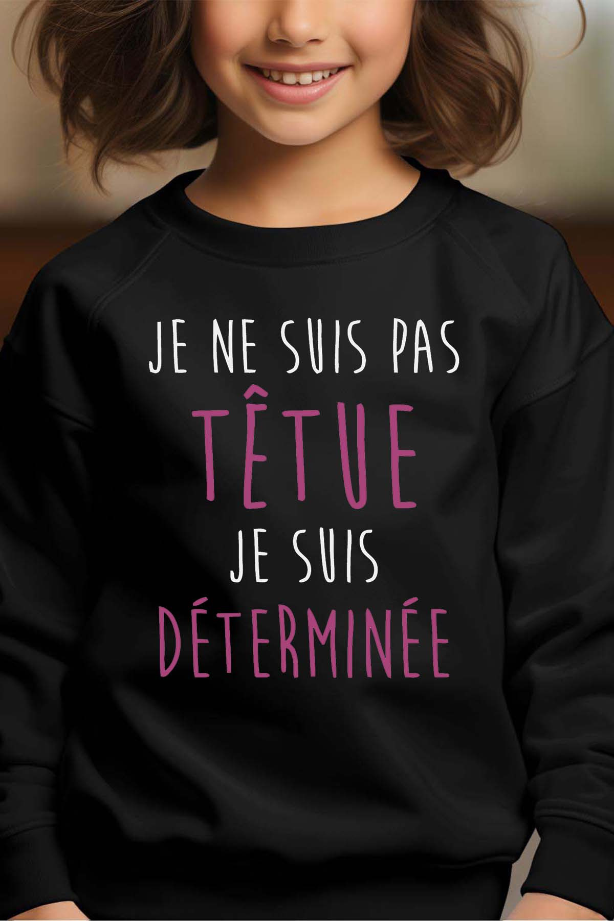 Wholesaler I.A.L.D FRANCE - Tout amour - Girl's Round Neck Sweatshirt