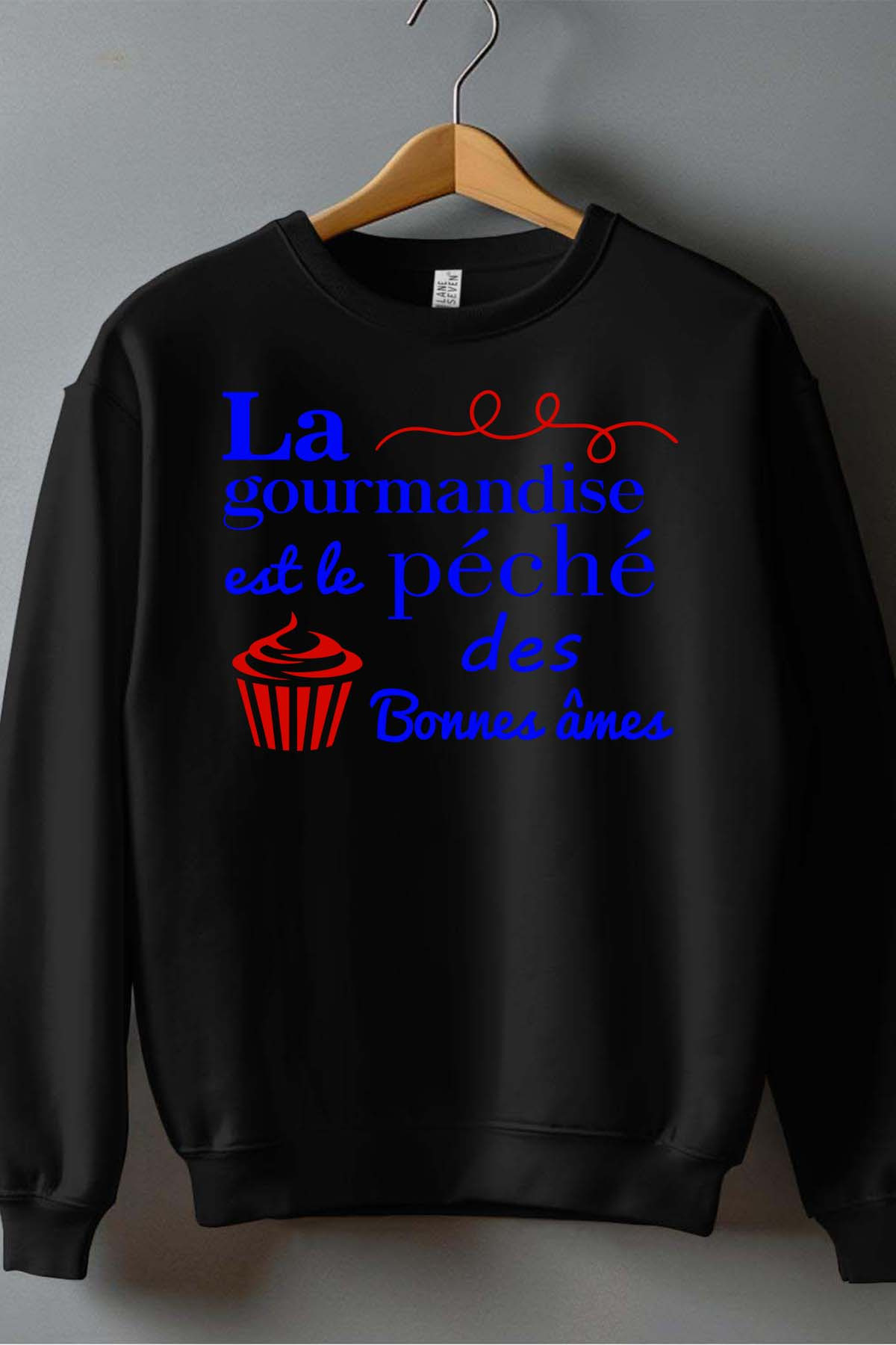 Grossiste I.A.L.D FRANCE - Gourmandise péché - Sweat Col Rond Garçon