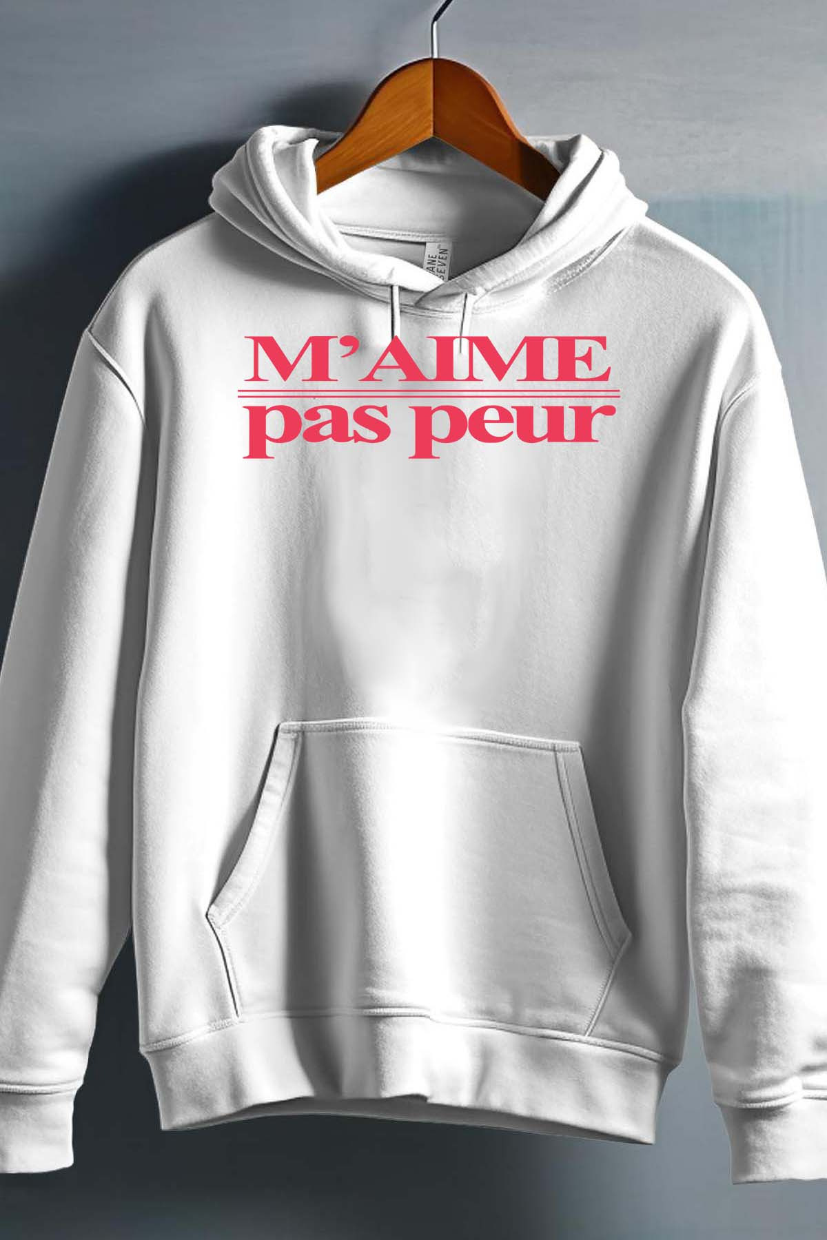 Grossiste I.A.L.D FRANCE - M'aime pas peur - Sweat capuche Garçon