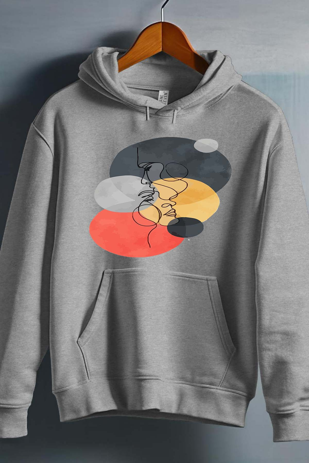 Grossiste I.A.L.D FRANCE - Colorful round head - Sweat Capuche Fille