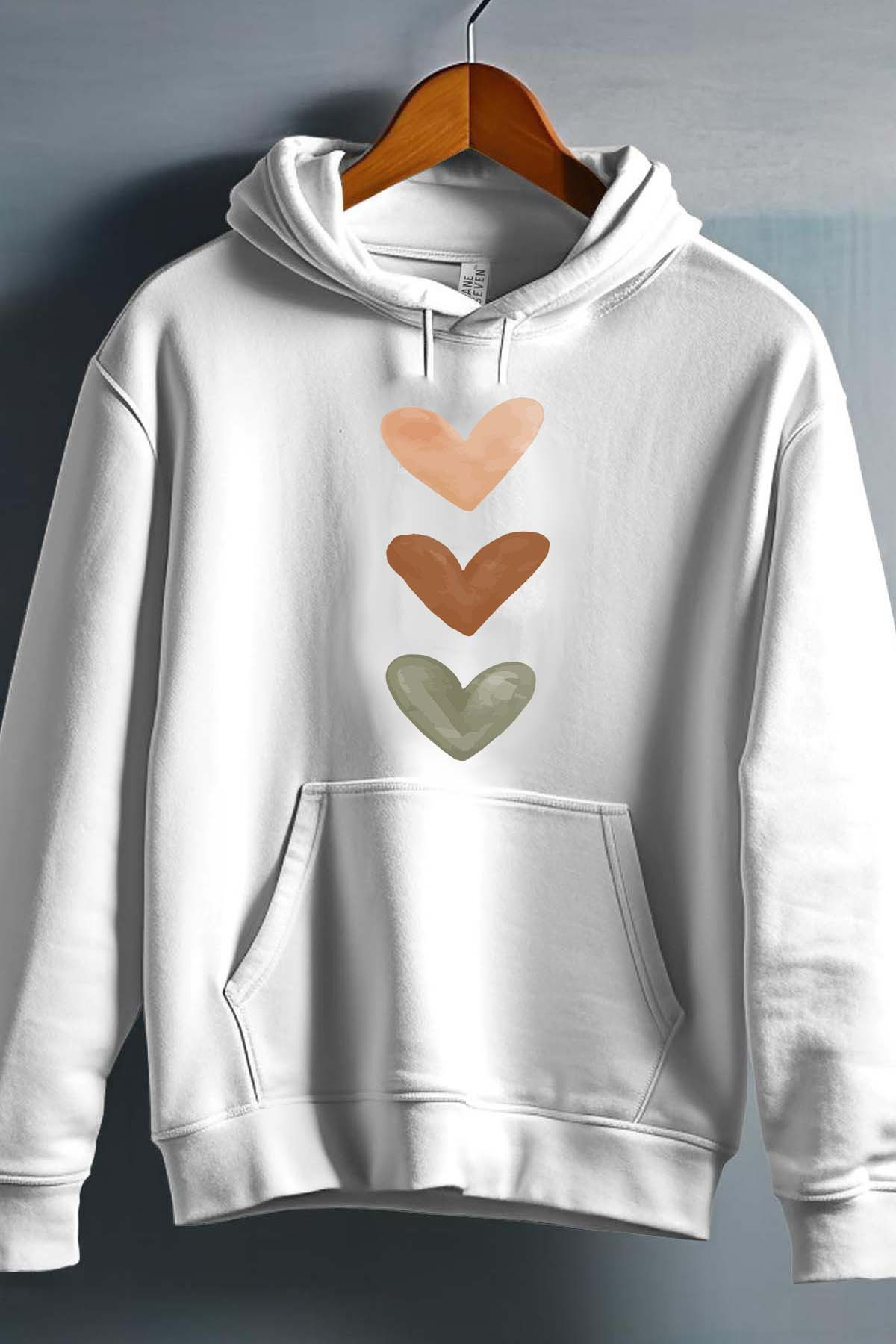 Grossiste I.A.L.D FRANCE - Heart paint - Sweat Capuche Fille