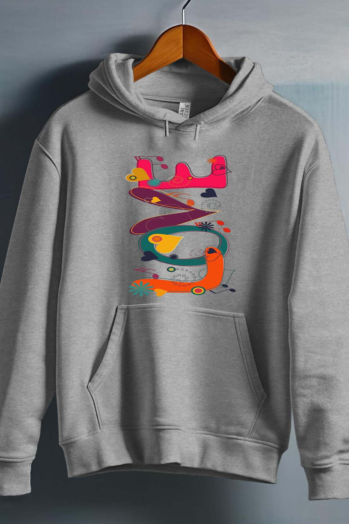 Grossiste I.A.L.D FRANCE - Vertical love - Sweat Capuche Fille