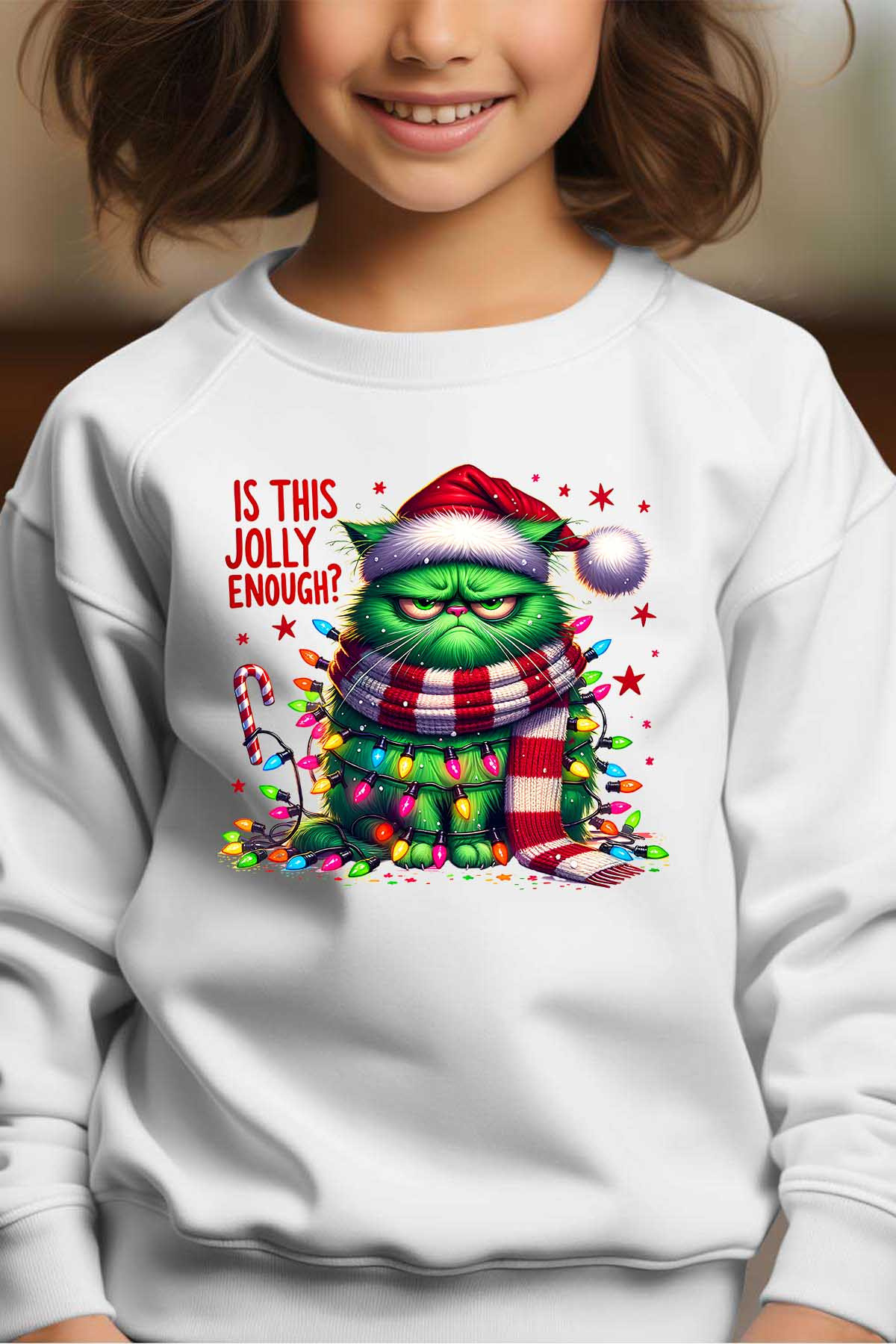Wholesaler I.A.L.D FRANCE - Jolly Enough Cat - Crewneck sweatshirt Girl