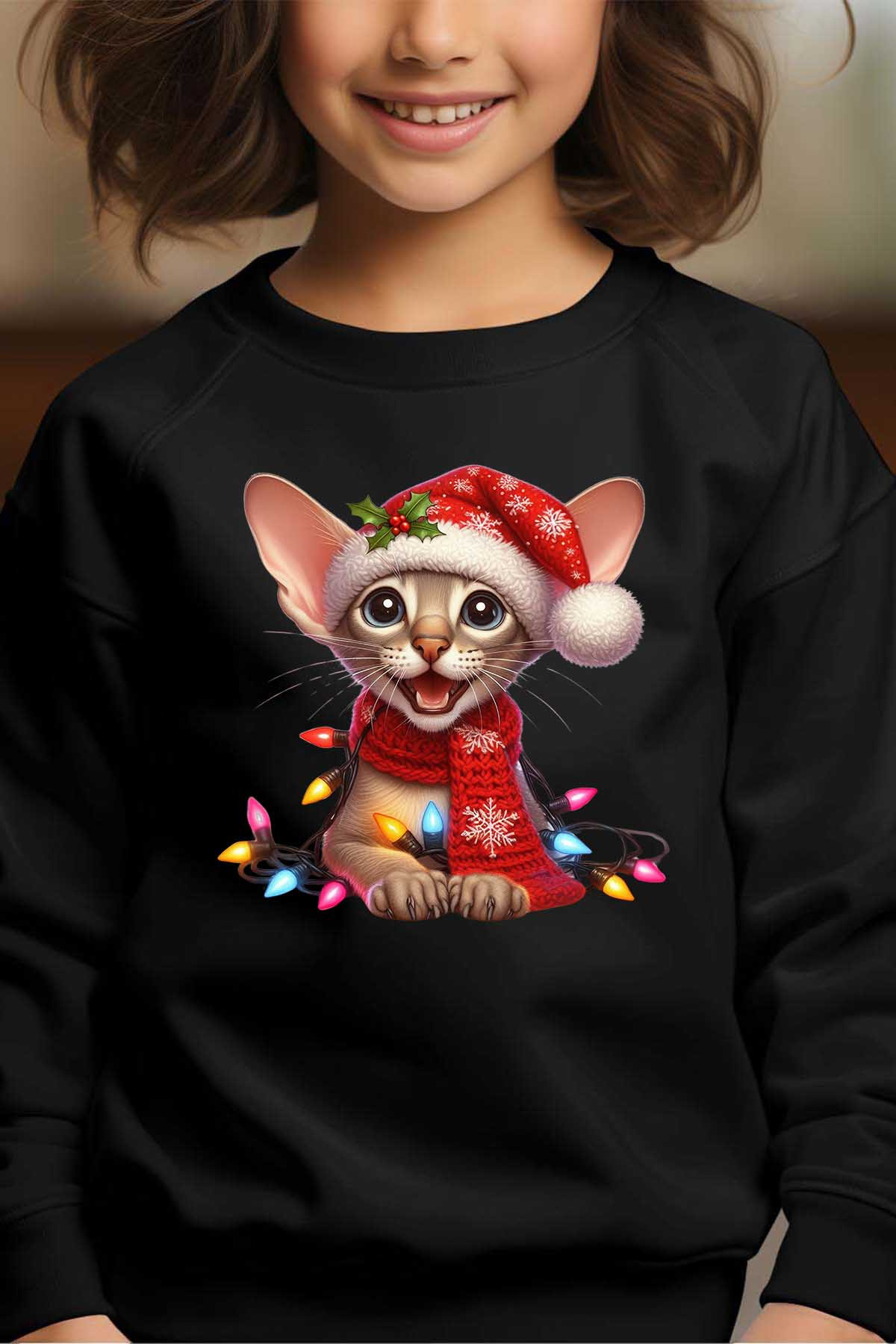 Wholesaler I.A.L.D FRANCE - Oriental ShorthairMAS - Crewneck sweatshirt Girl