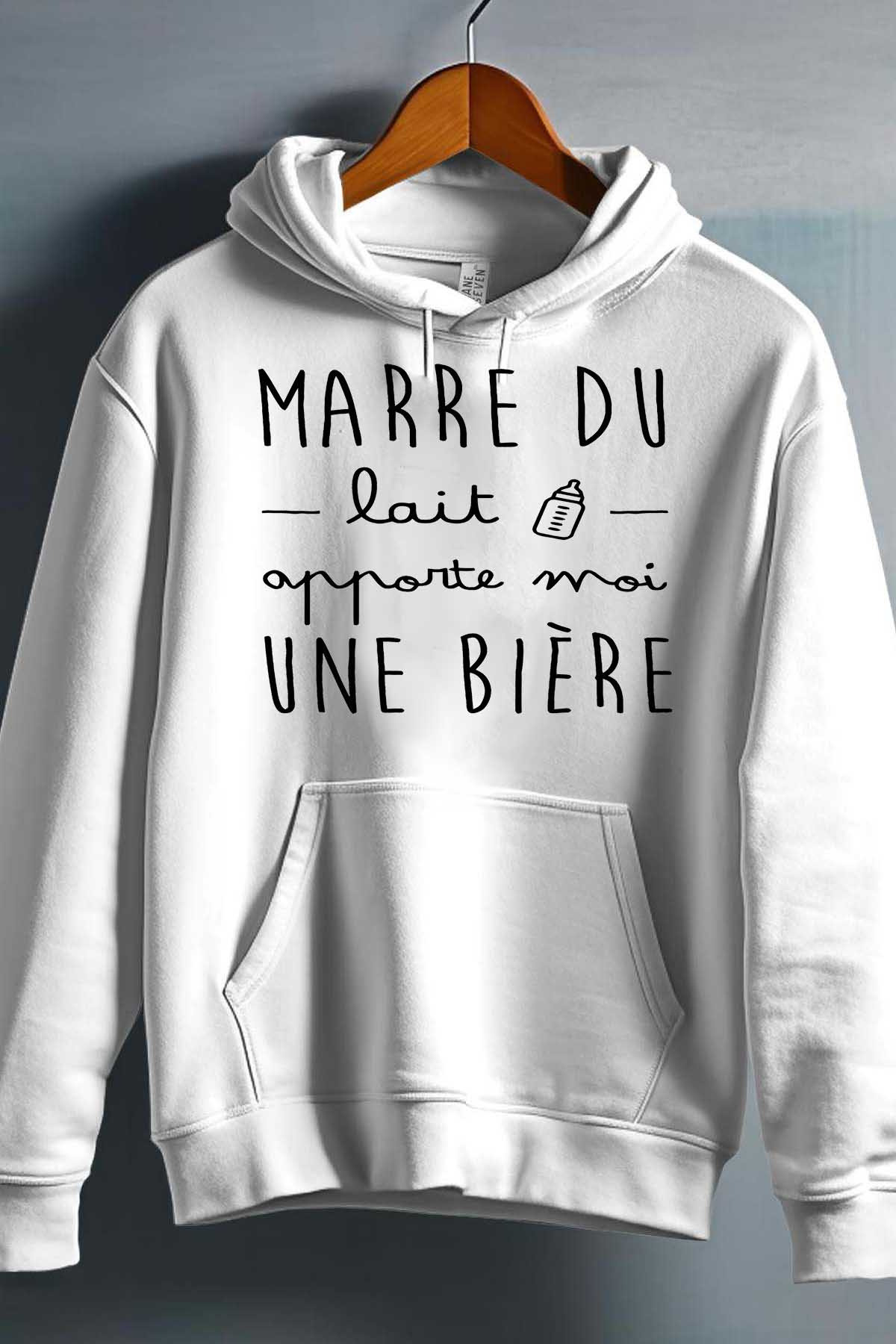 Grossiste I.A.L.D FRANCE - Marre du lait  - Sweat Capuche Garçon