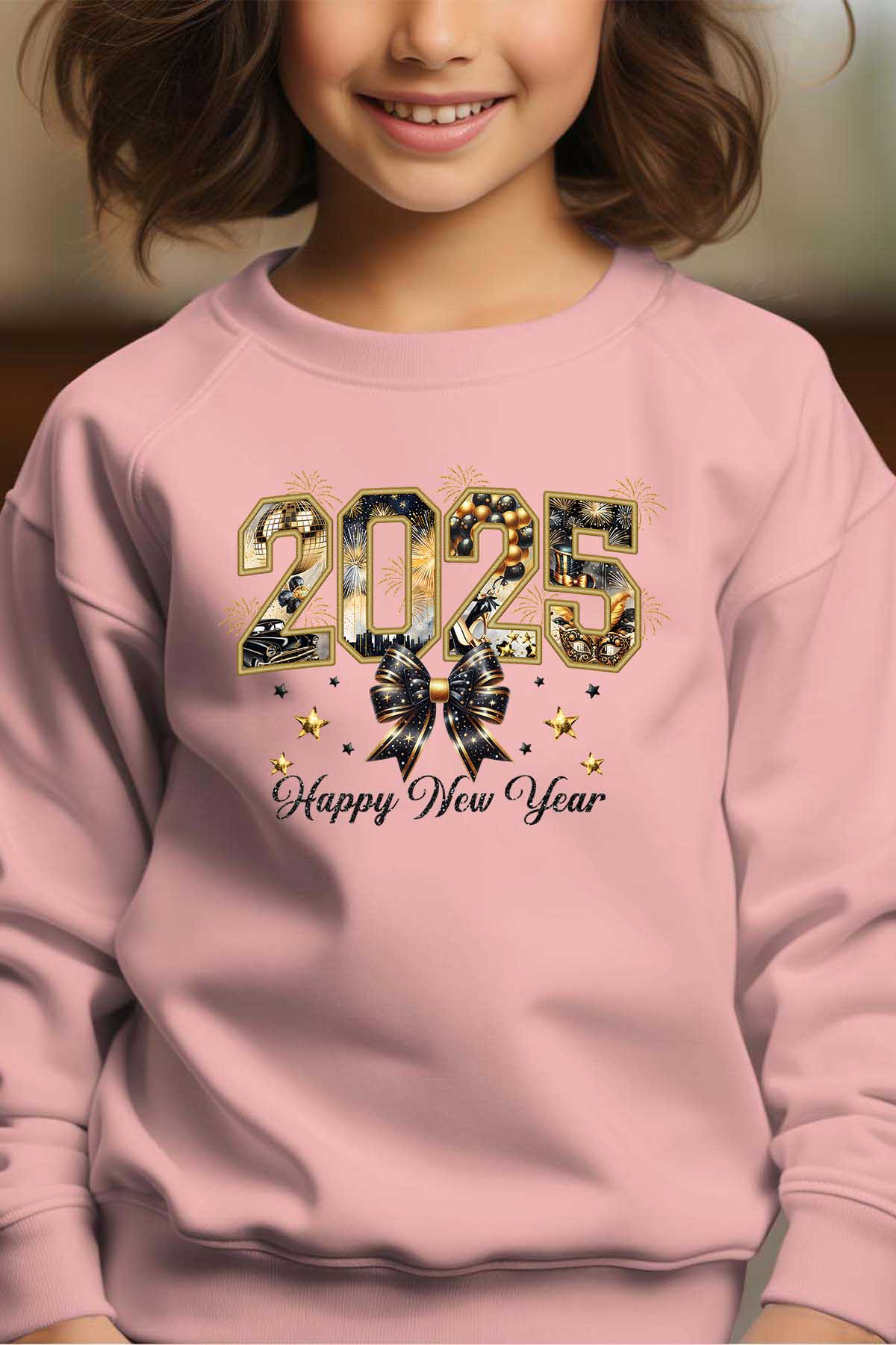 Grossiste I.A.L.D FRANCE - Gold25 - Sweat Col Rond Fille