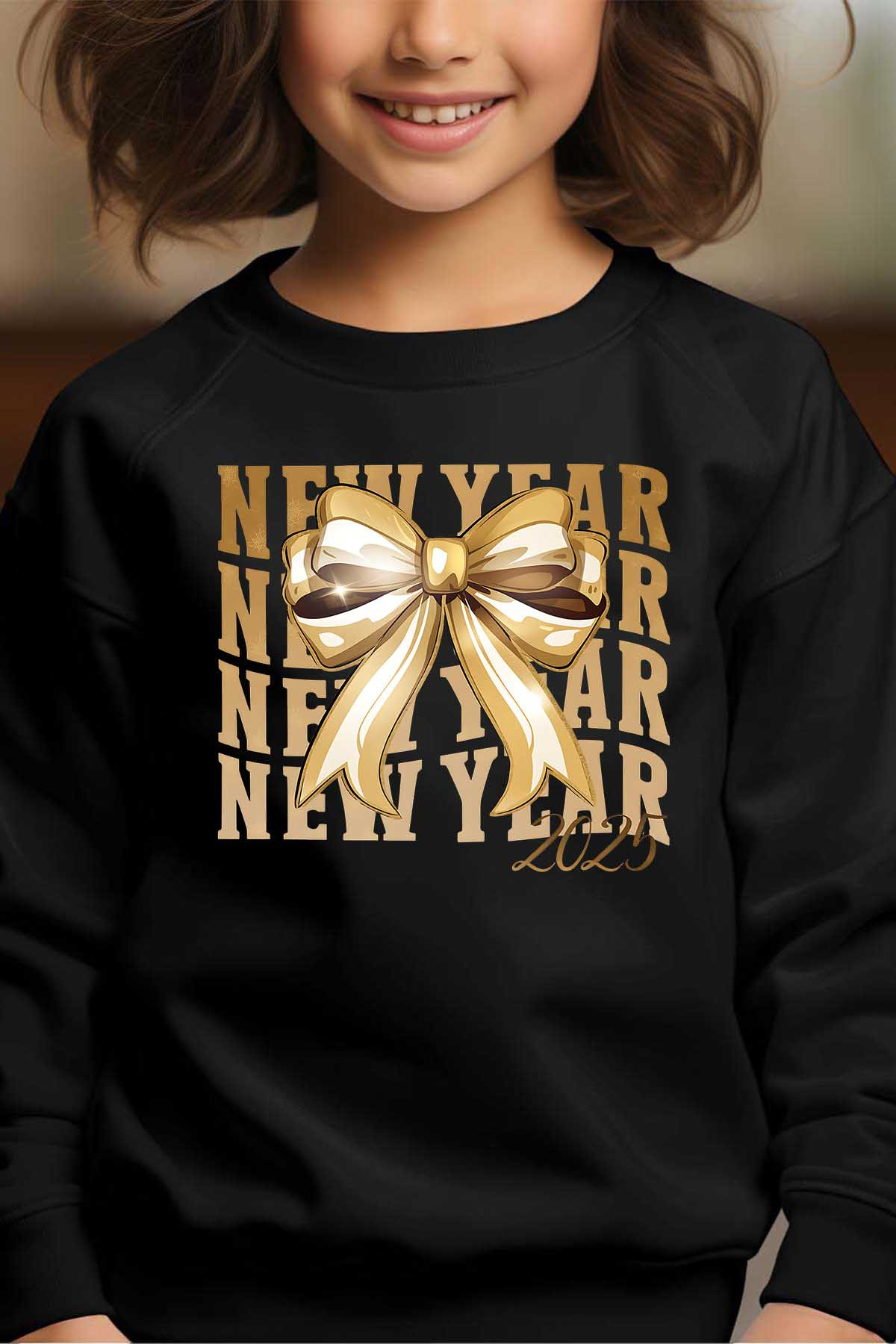 Grossiste I.A.L.D FRANCE - New noeud - Sweat Col Rond Fille