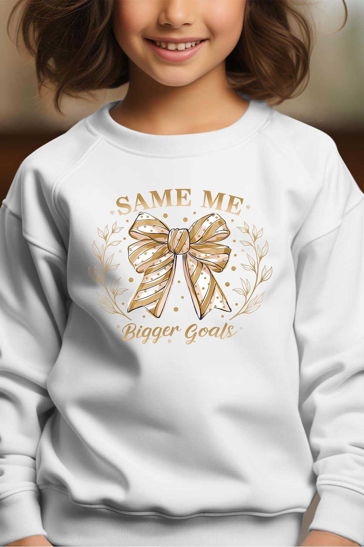 Grossiste I.A.L.D FRANCE - Same me or - Sweat Col Rond Fille