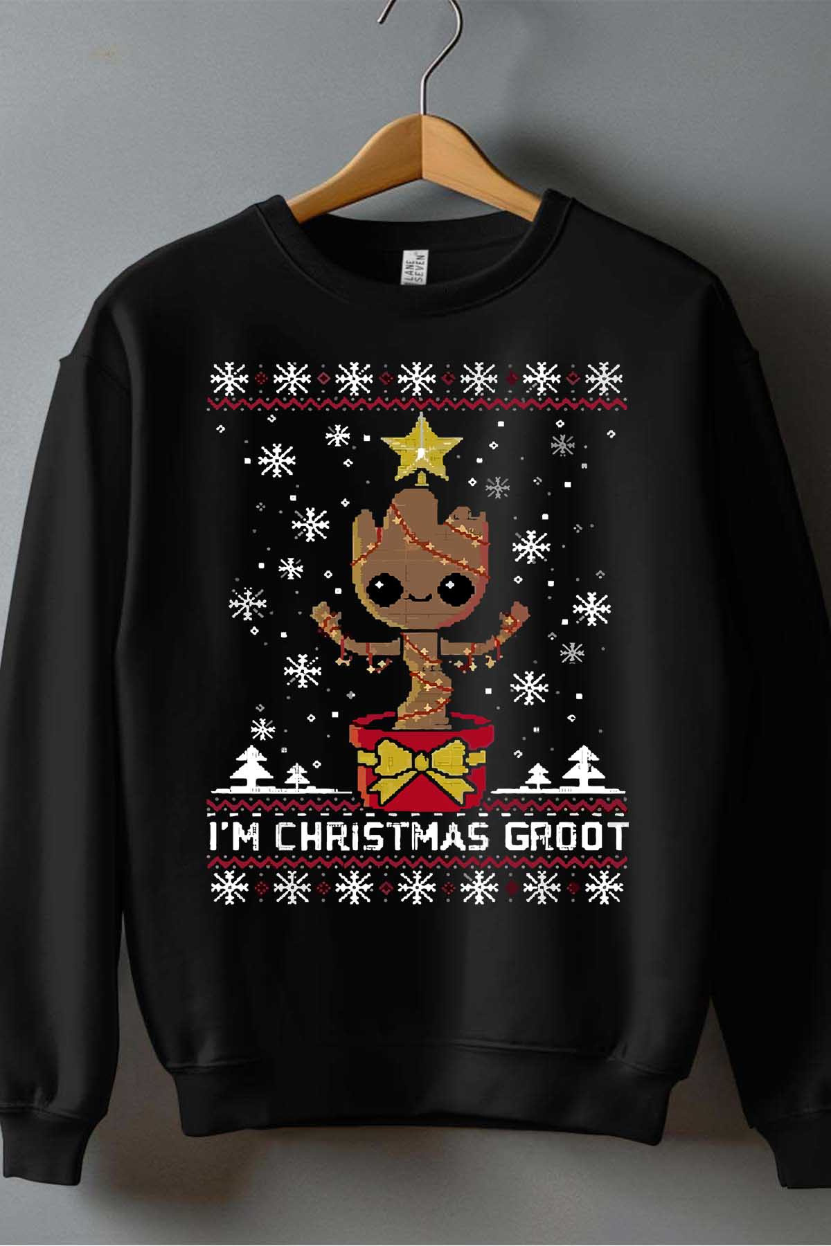 Grossiste I.A.L.D FRANCE - Xmasgroot - Sweat Col Rond Garçon