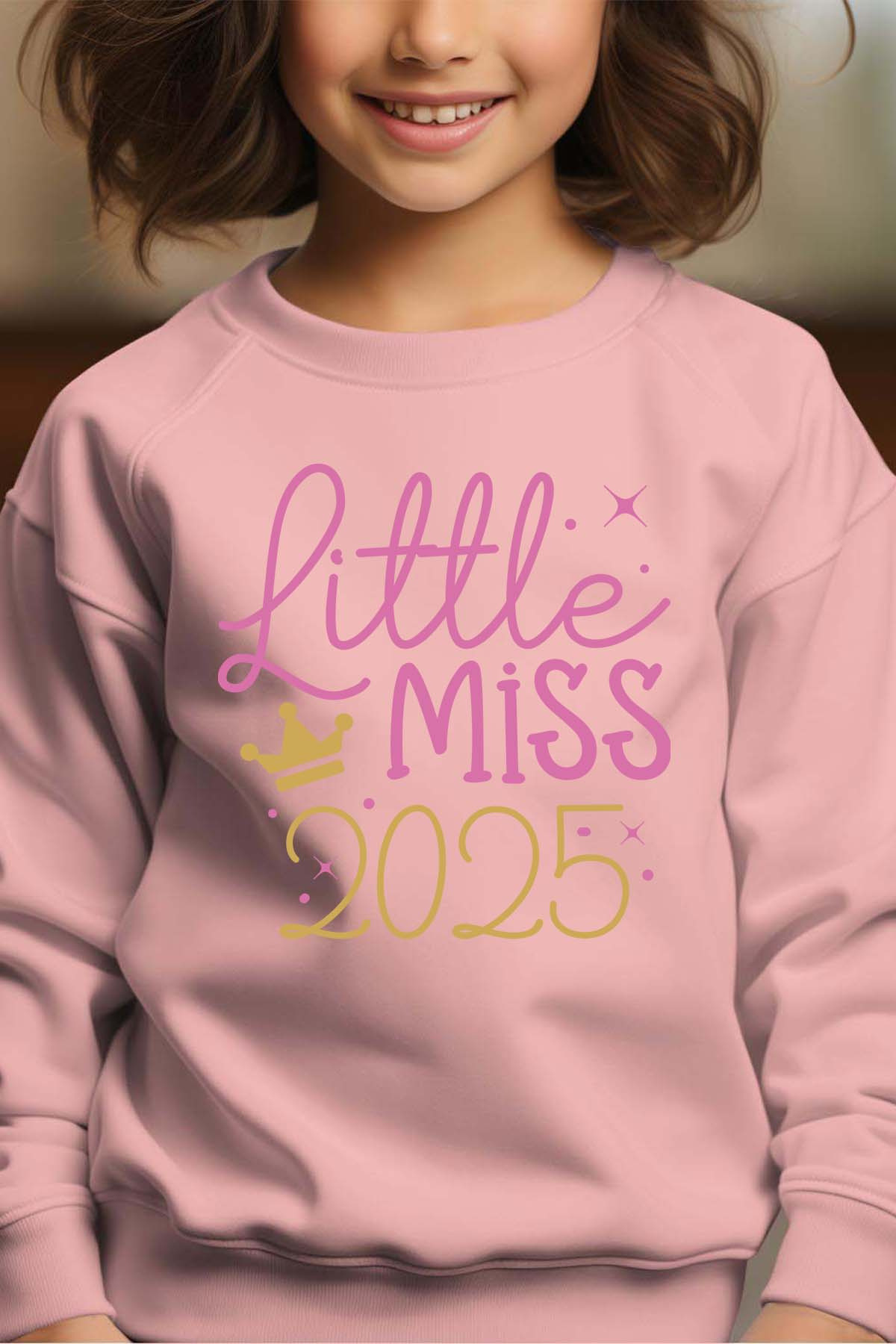 Mayorista I.A.L.D FRANCE - Little miss25 - Sudadera de cuello redondo para niña