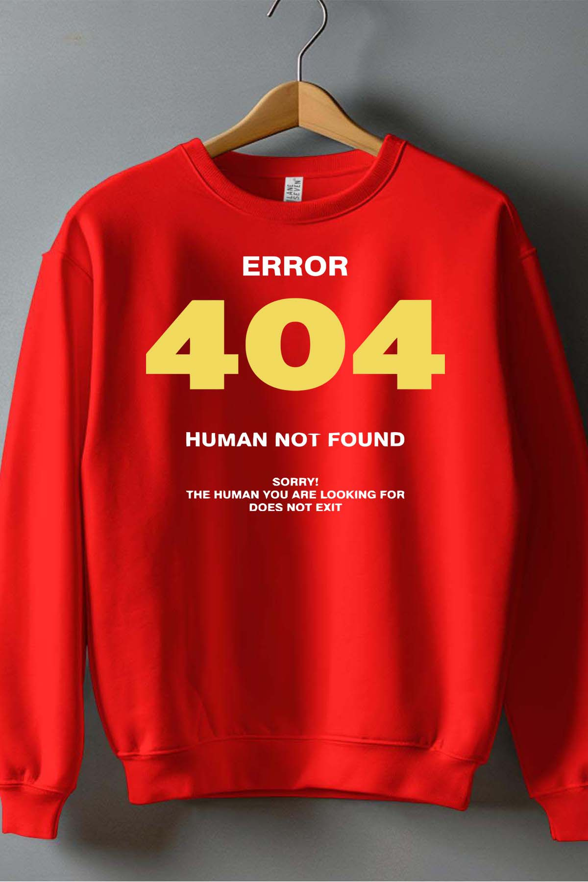 Mayorista I.A.L.D FRANCE - Error 404 humano - Sudadera Cuello Redondo Niño