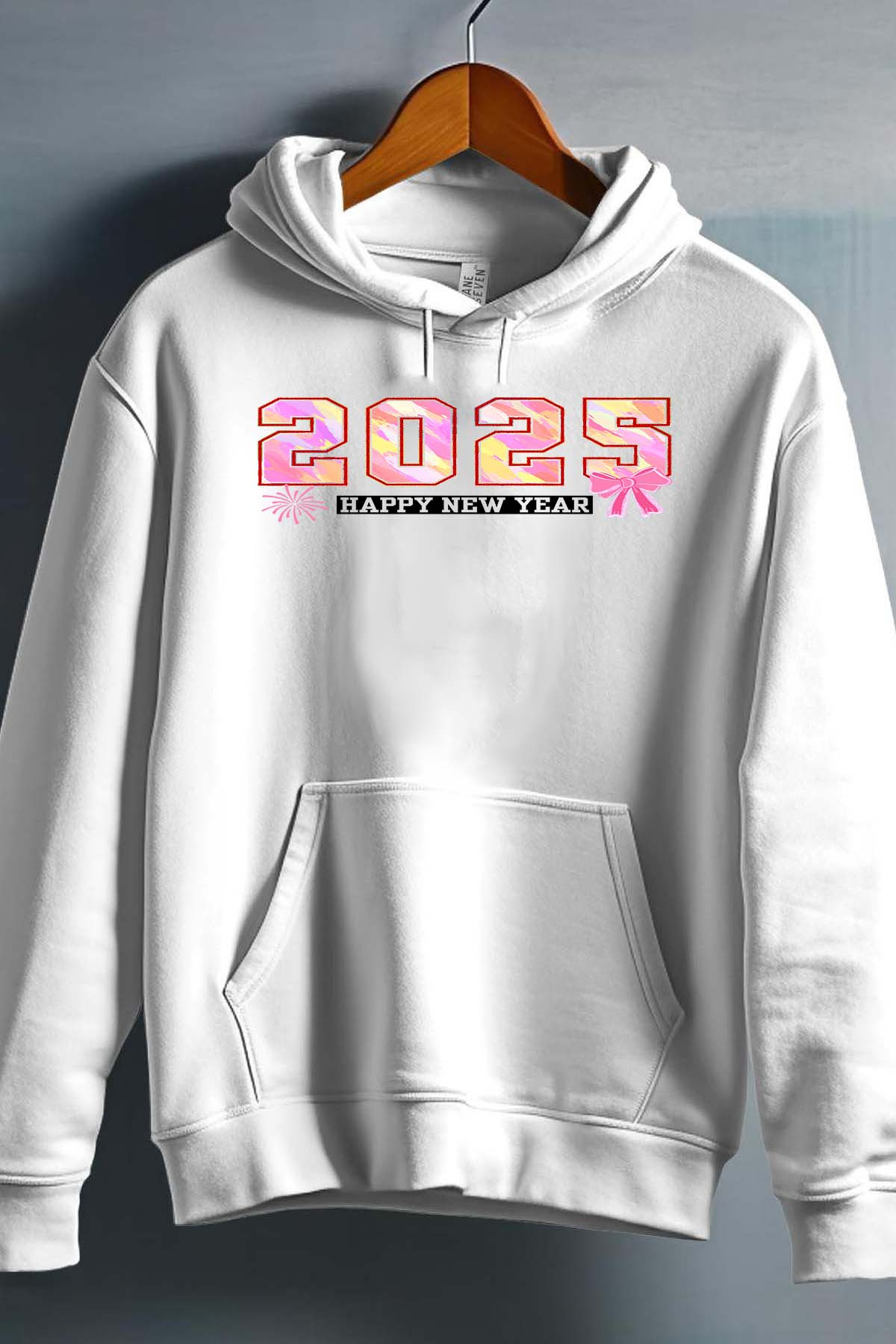 Grossiste I.A.L.D FRANCE - Happy New Year25 - Sweat Capuche Fille