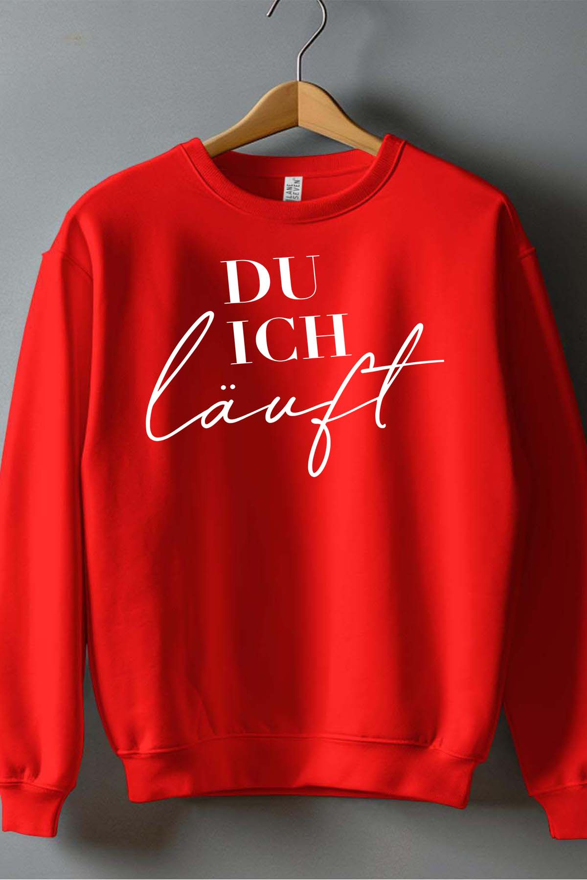 Grossiste I.A.L.D FRANCE - Ich lauft - Sweat Col Rond Garçon