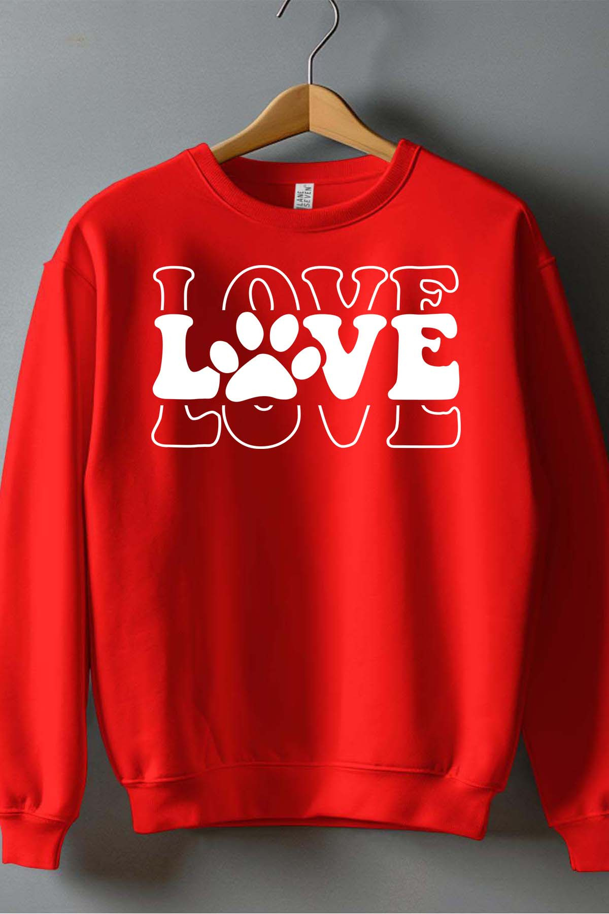 Grossiste I.A.L.D FRANCE - Paw Prin Love - Sweat Col Rond Garçon