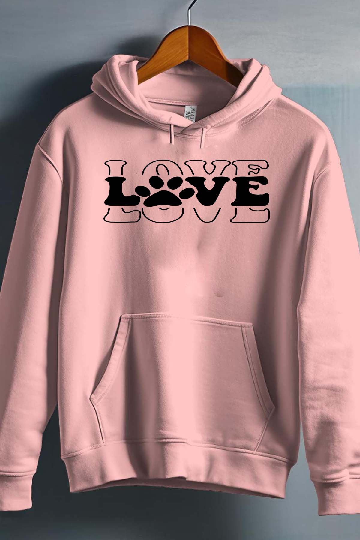 Grossiste I.A.L.D FRANCE - Paw Prin Love - Sweat Capuche Fille