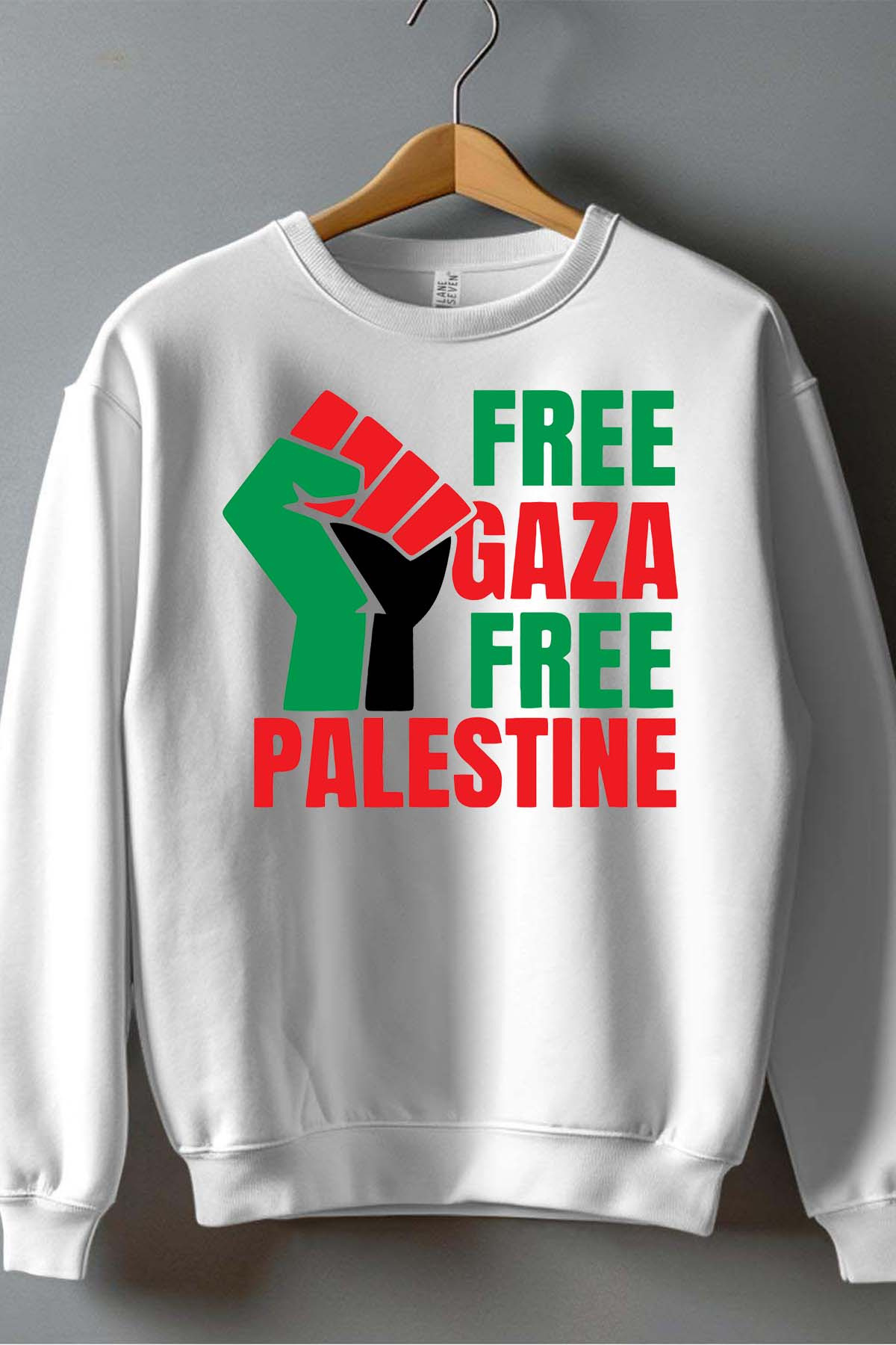 Wholesaler I.A.L.D FRANCE - Free gaza - Crewneck sweatshirt Boy
