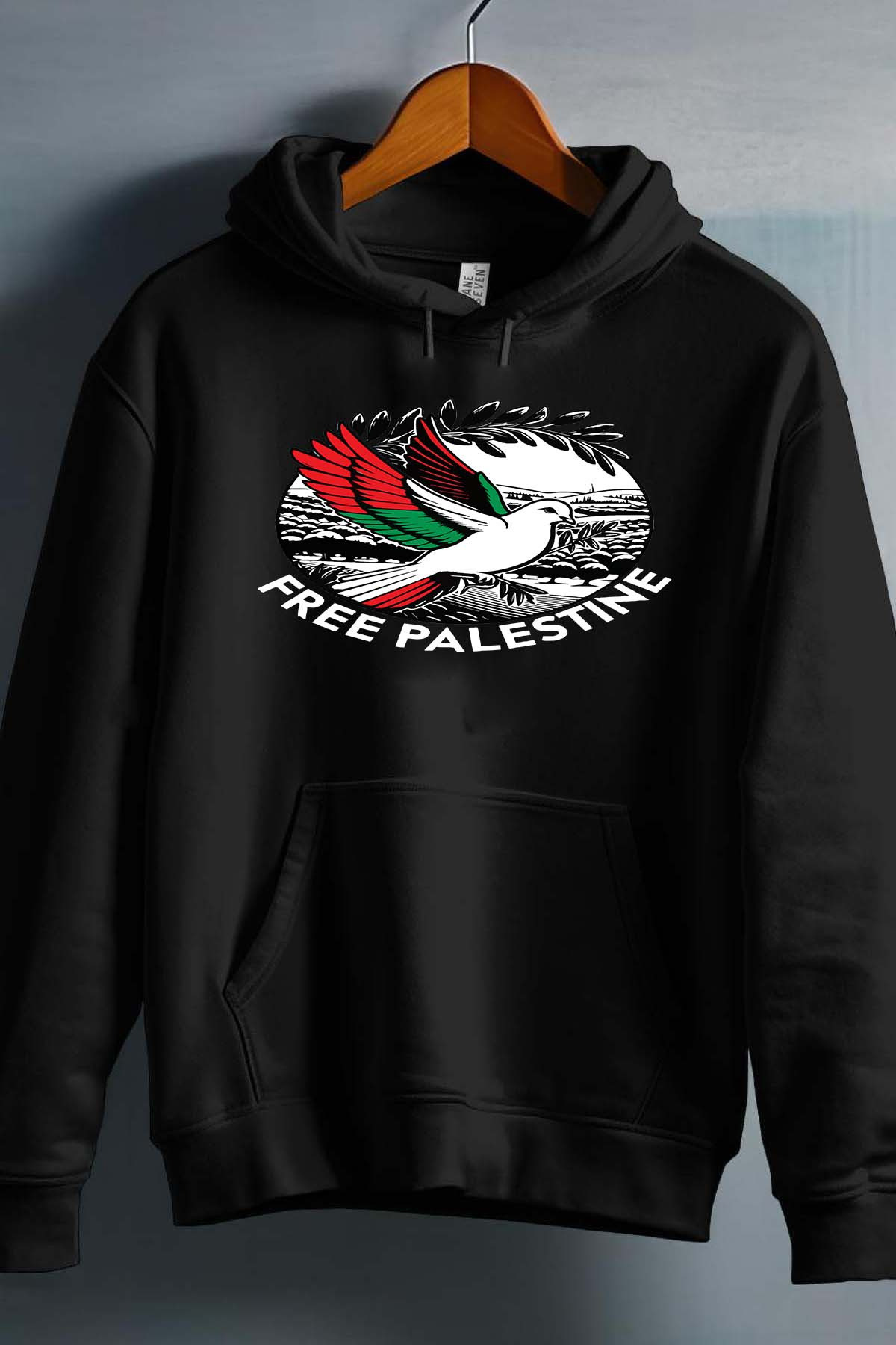 Grossista I.A.L.D FRANCE - Maglia con cappuccio per ragazze Palestina uccello