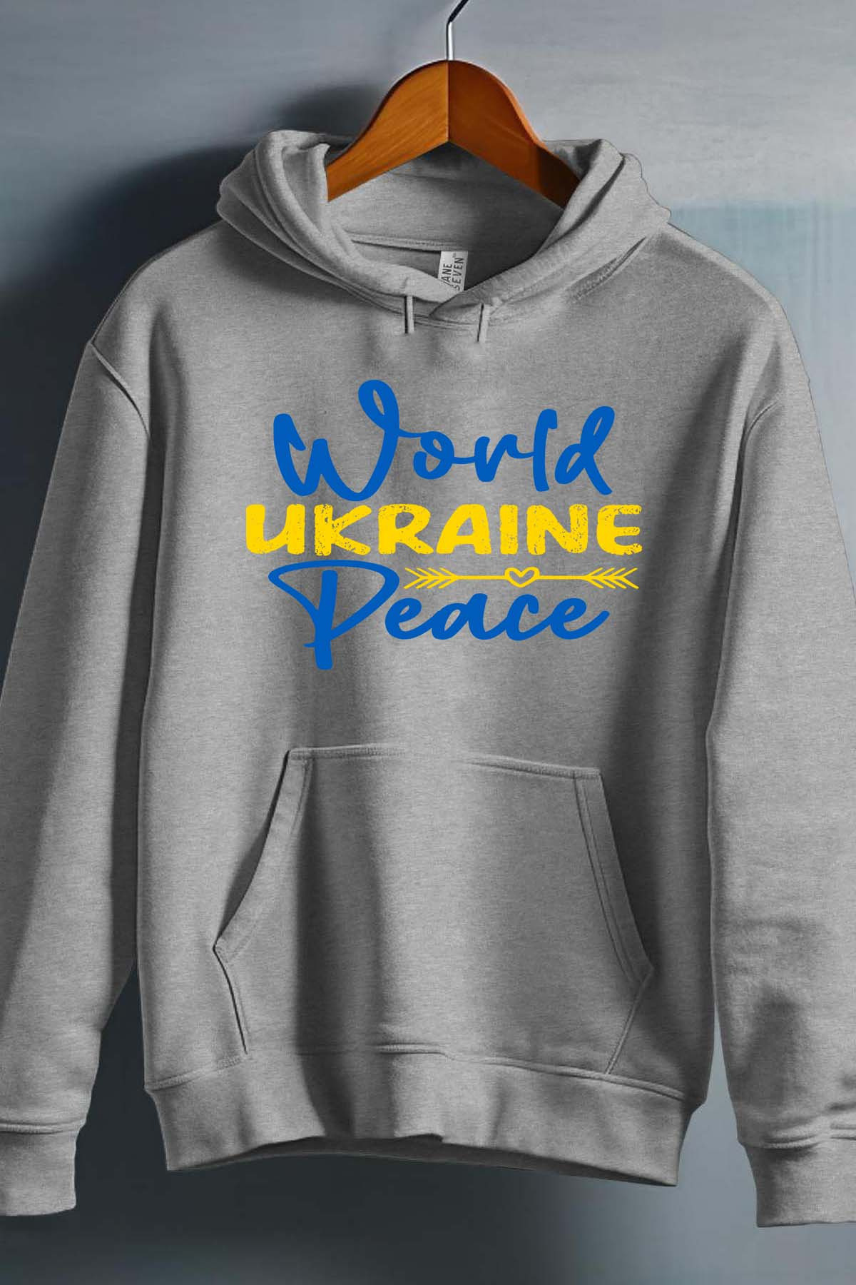 Grossiste I.A.L.D FRANCE - Peace Ukraine - Sweat Capuche Fille