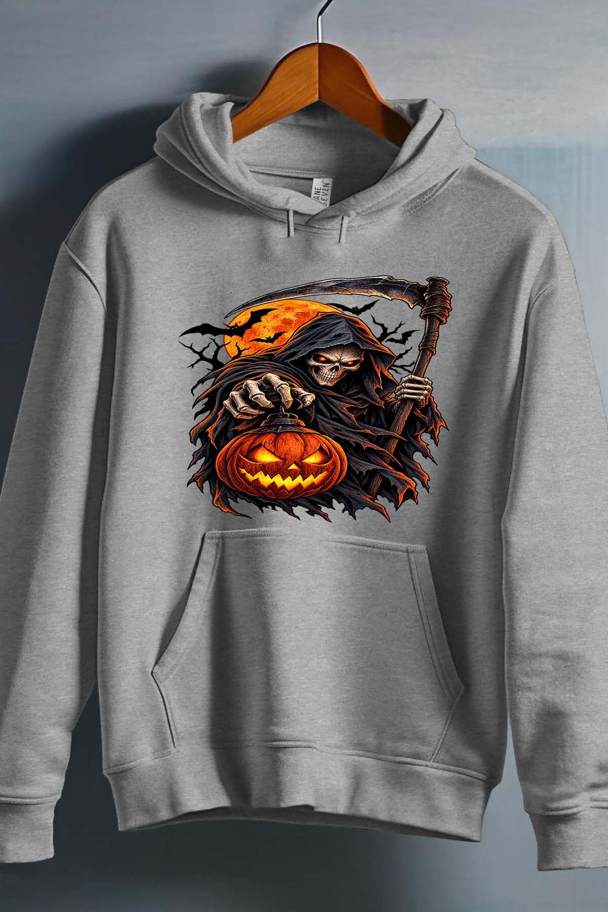 Grossiste I.A.L.D FRANCE - Skull light halloween - Sweat Capuche Garçon